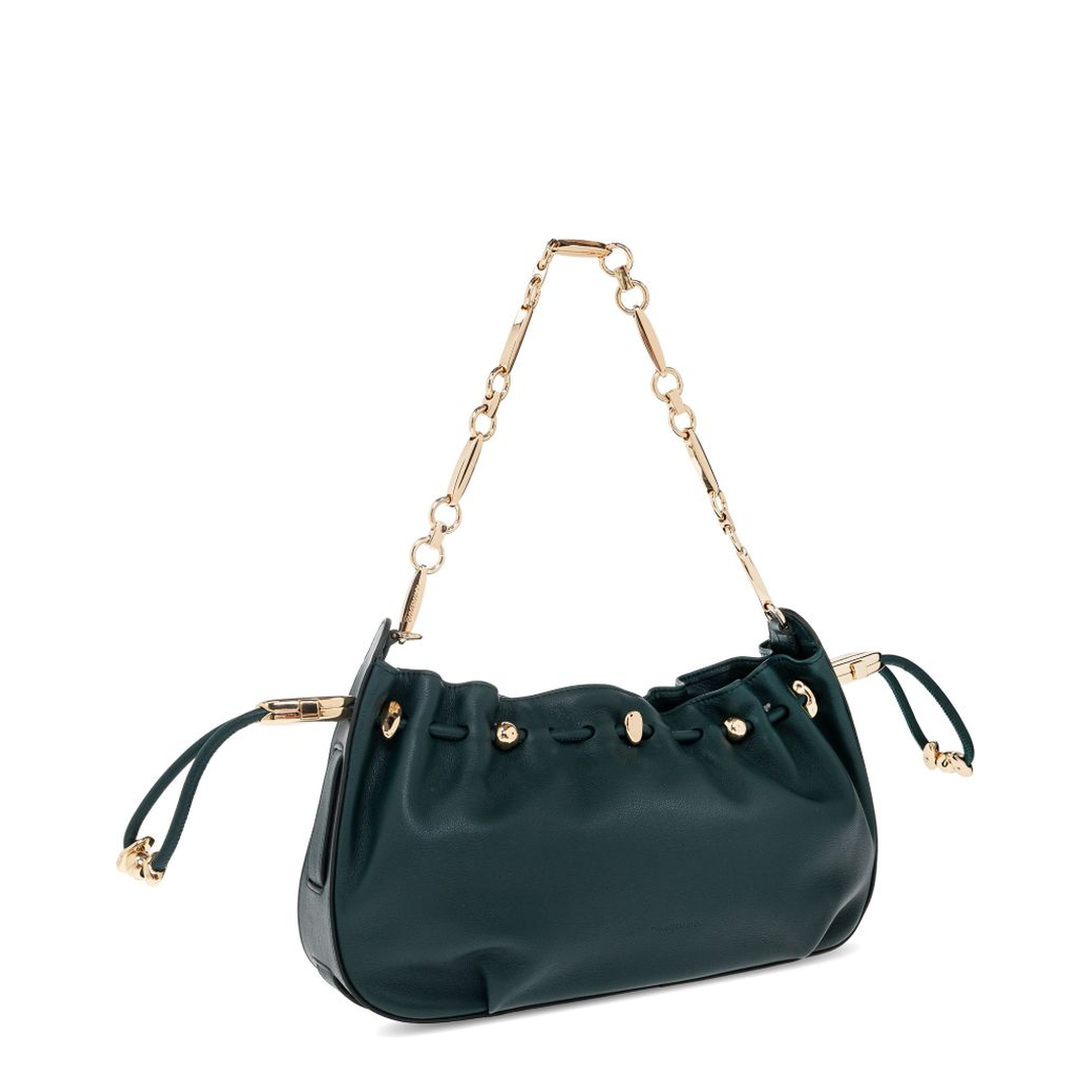 Halcyon Calfskin Clutch - Emerald - Image 5