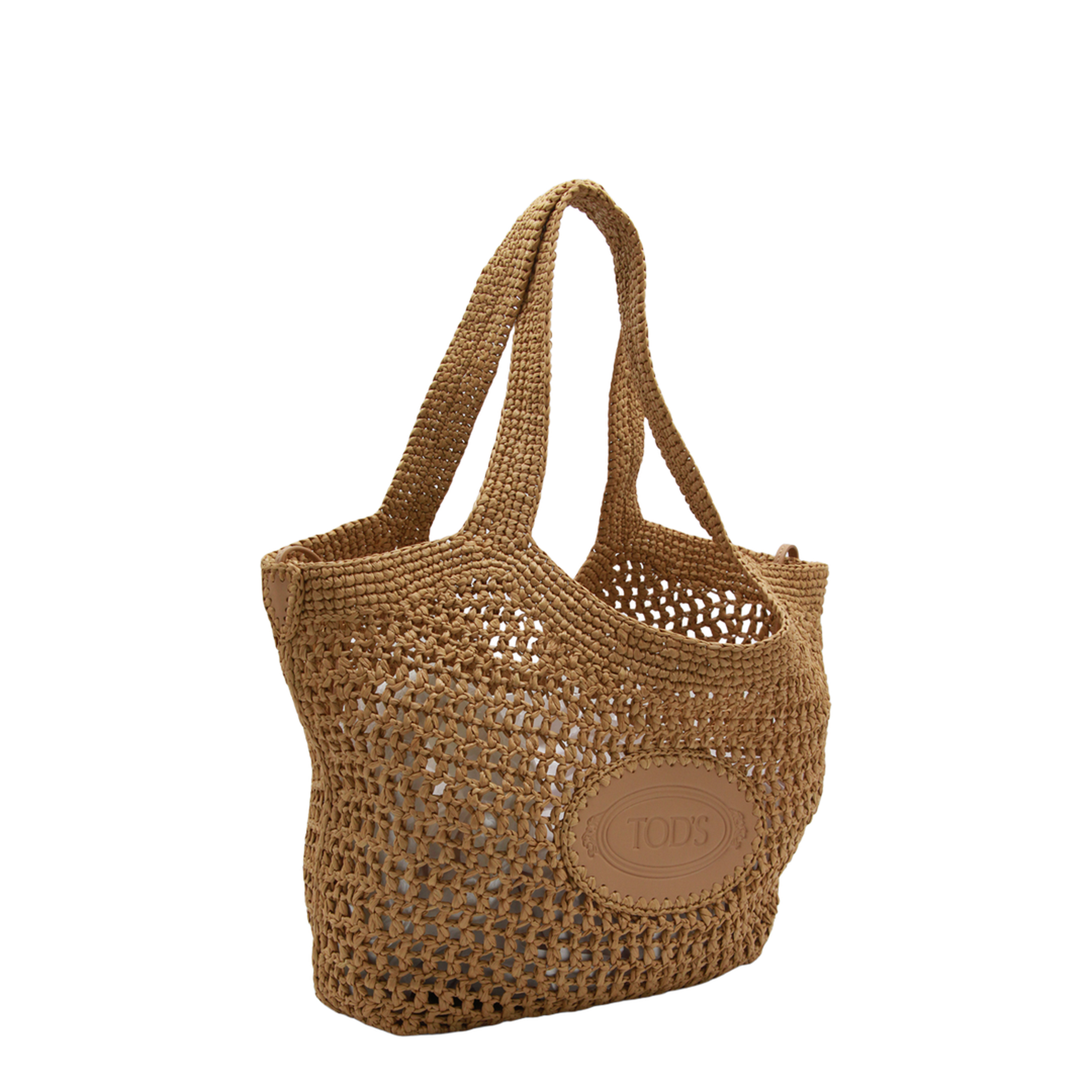 Medium Calfskin Shopping Bag - Light Camel - Image 6