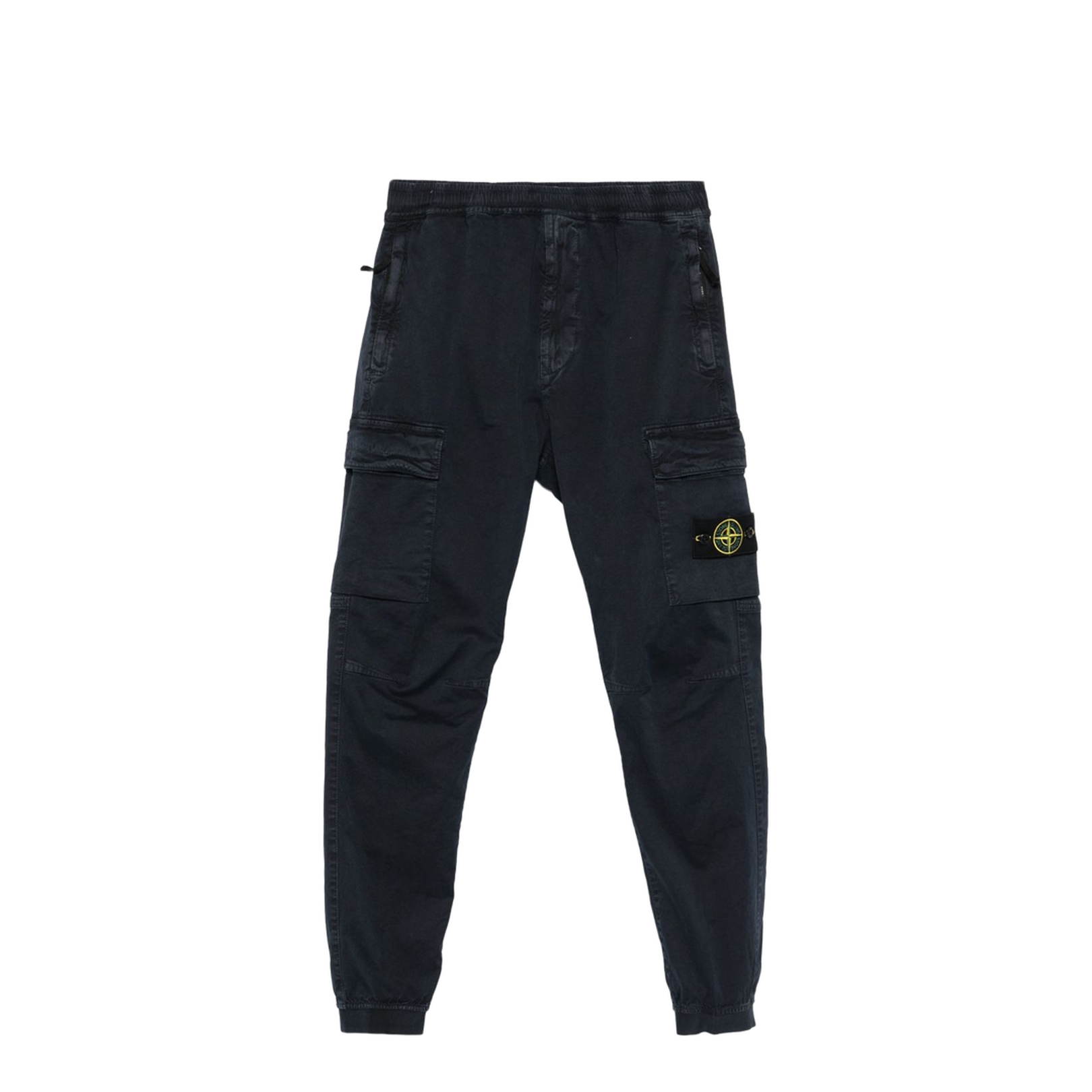 Cargo Trousers in Stretch Organic Broken Twill Cotton - Image 1