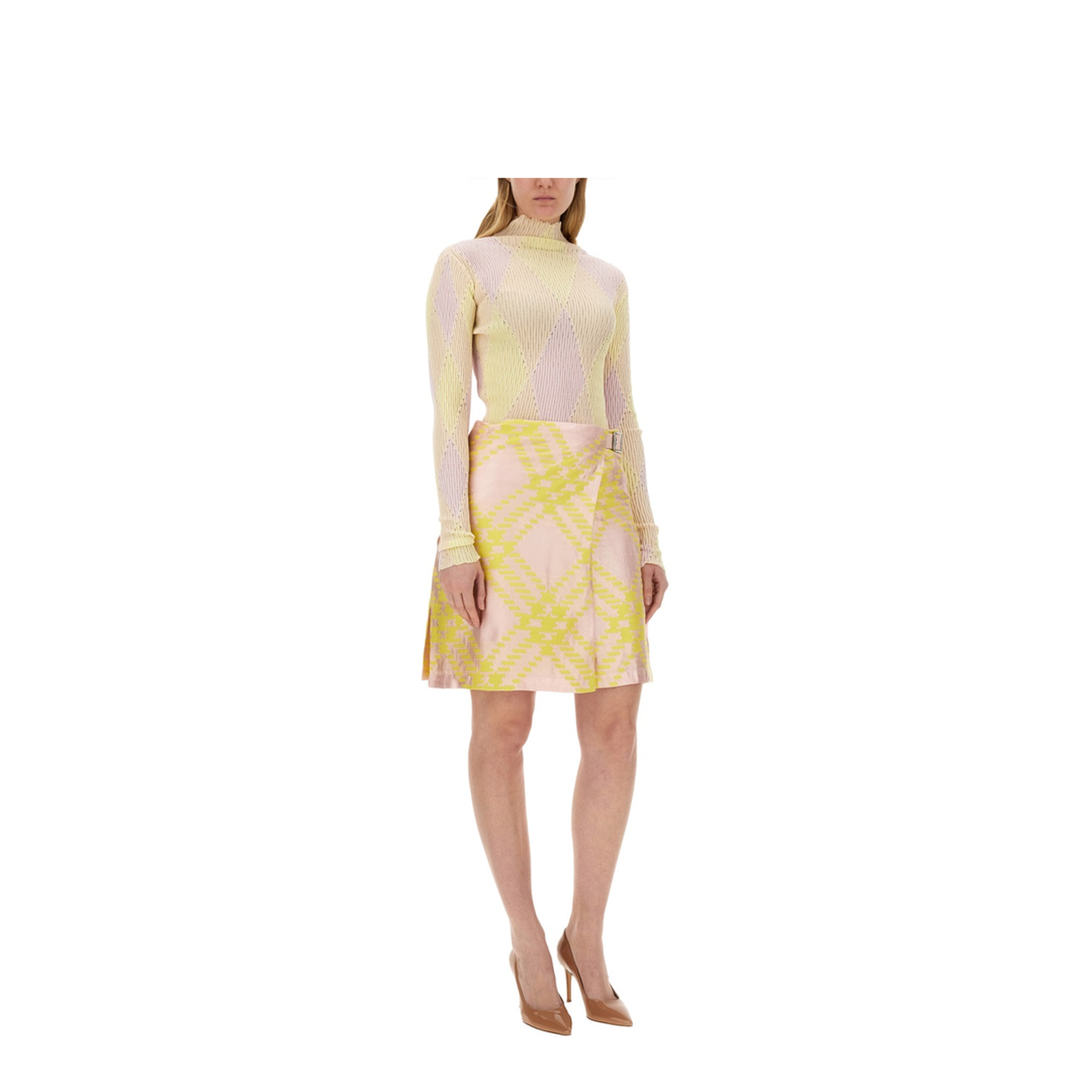 Check Pattern Skirt - Image 2