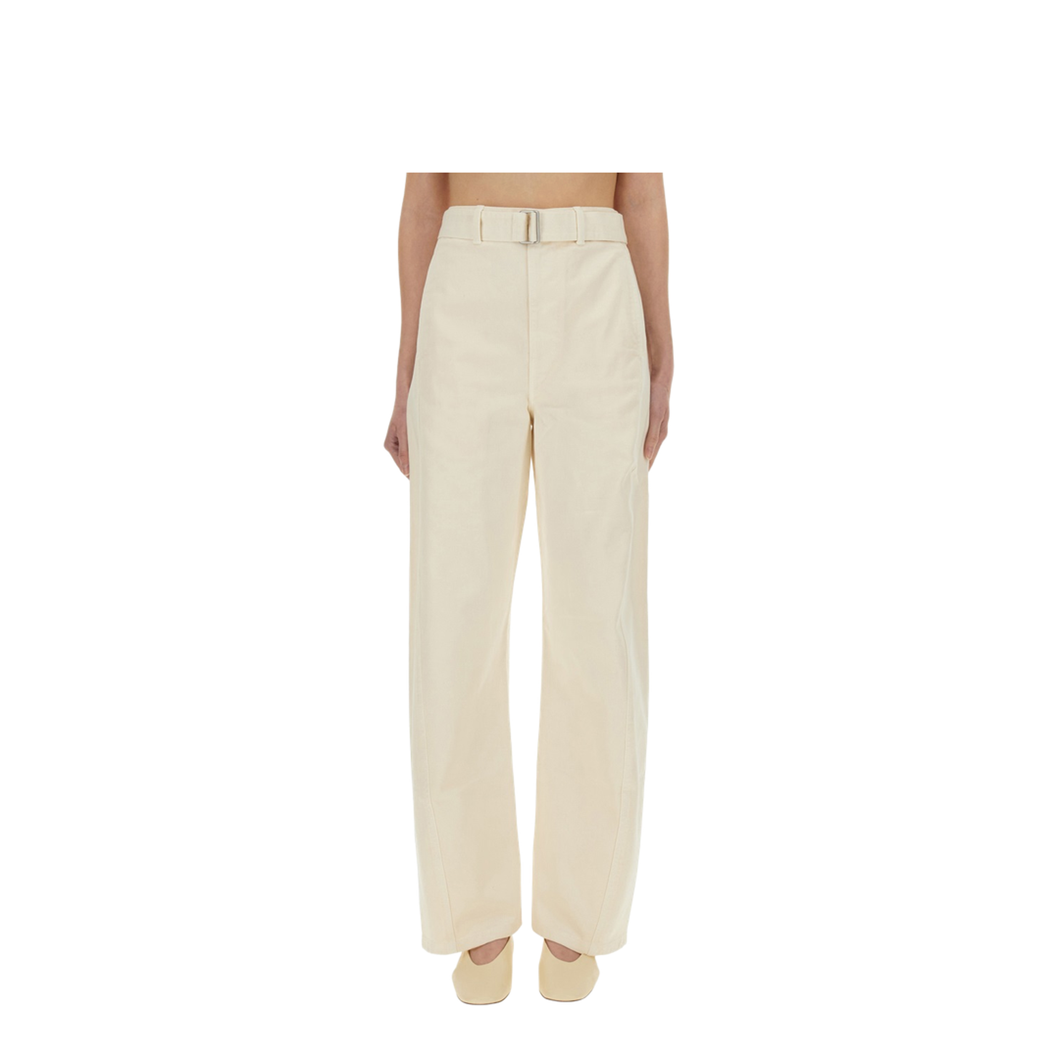 Pants With Twisted Belt - Image 1