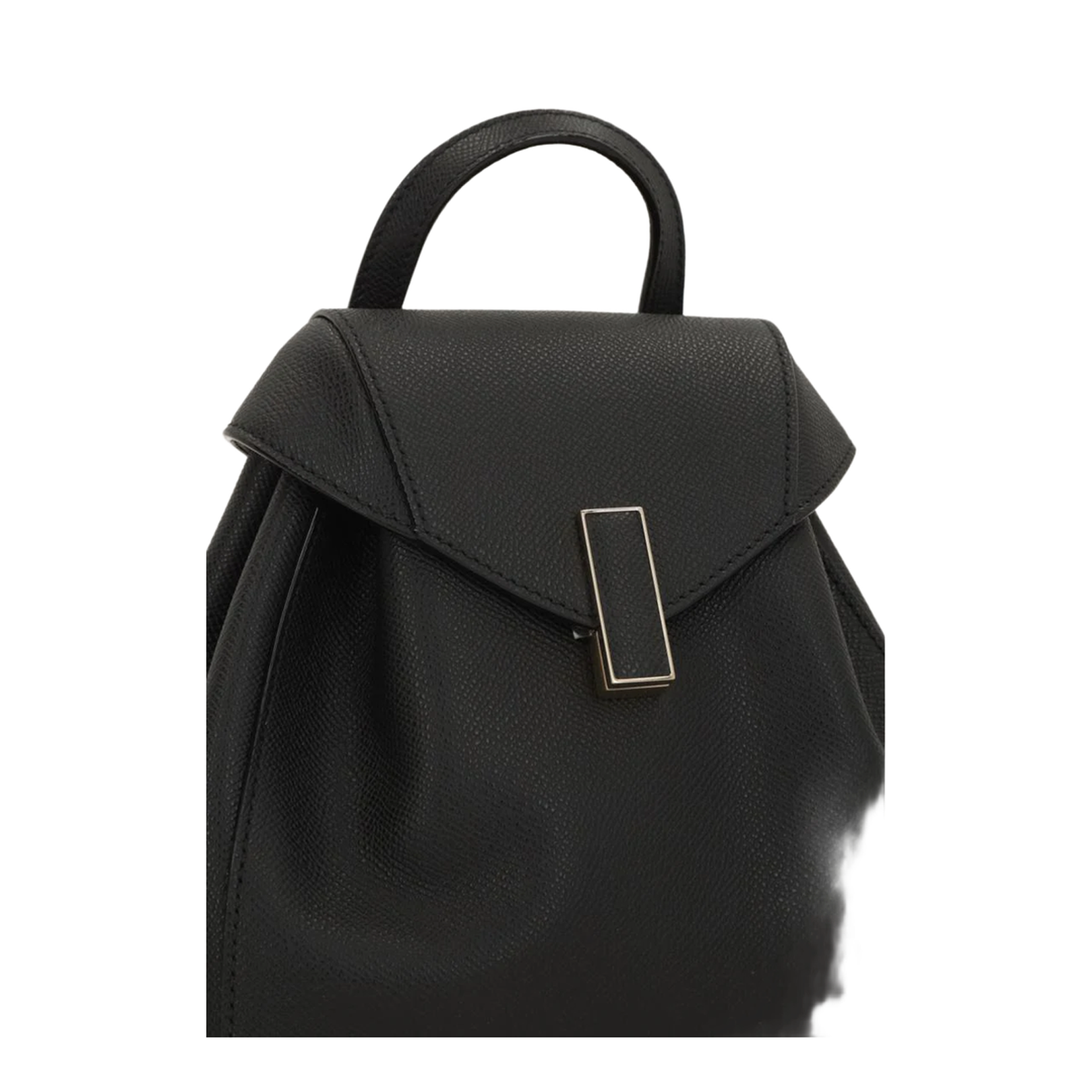 Iside Mini Leather Backpack Black - Image 2