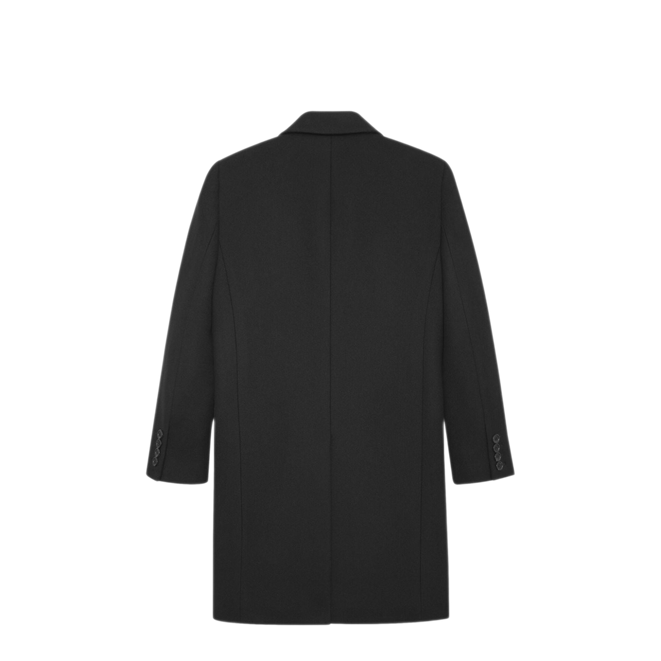 Double-Breasted Wool Coat - Image 2
