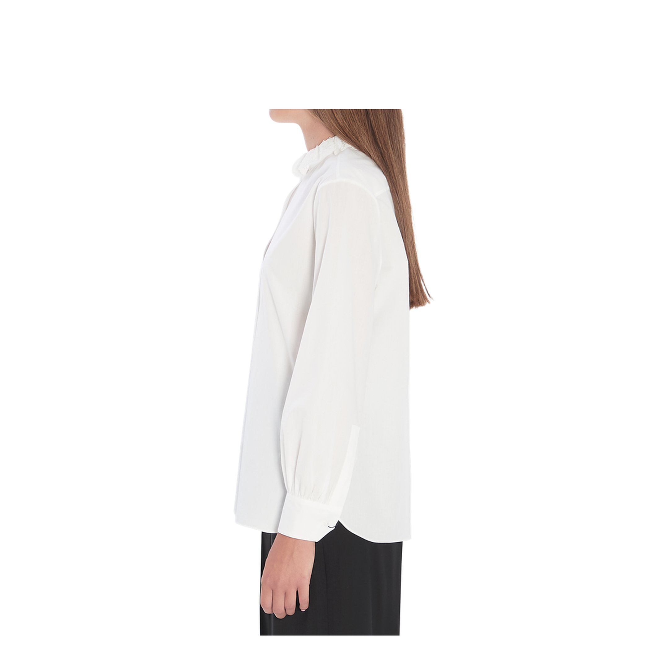 Crumpled Poplin Blouse - Image 3