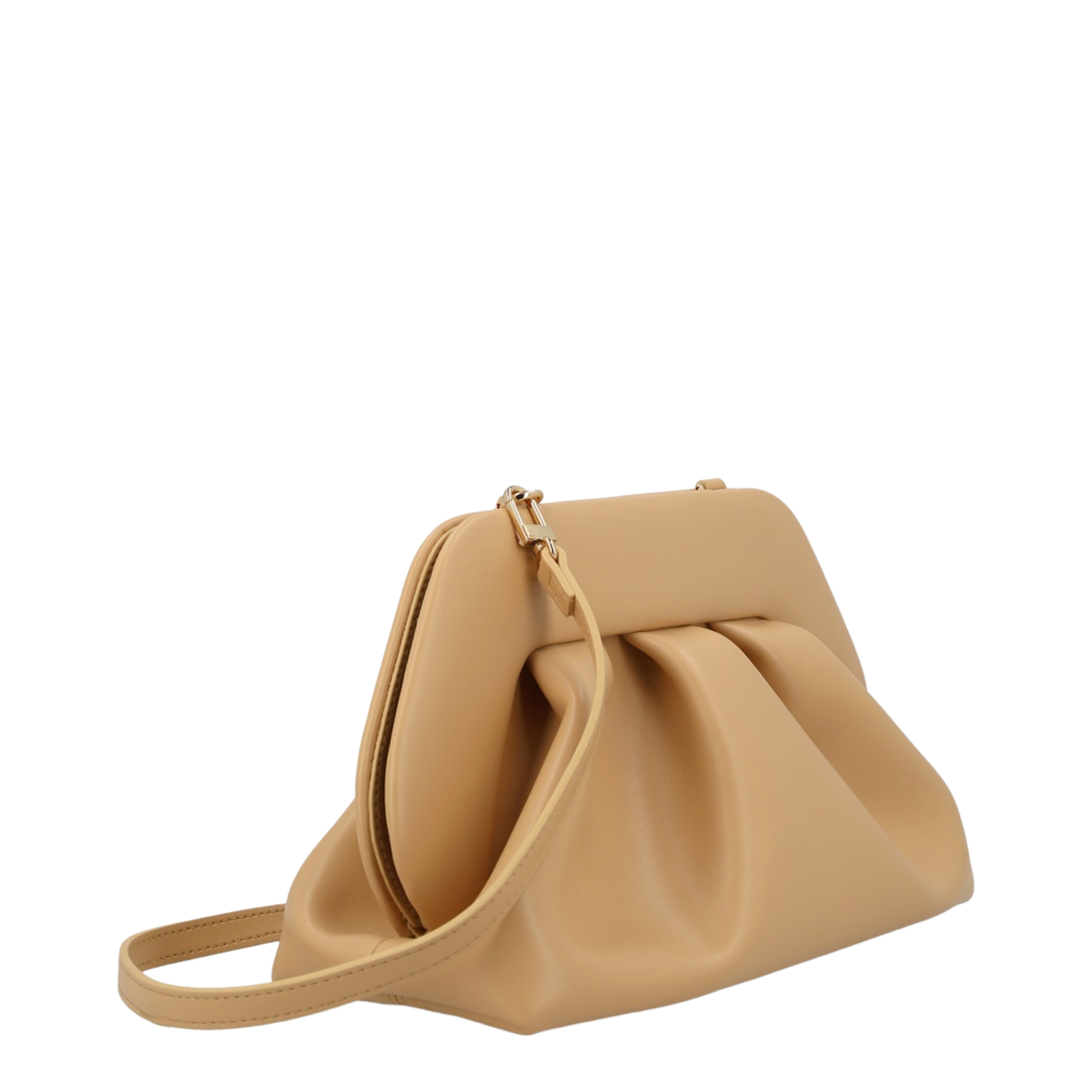 Bios Medium Vegan Fabric Clutch - Sand - Image 2