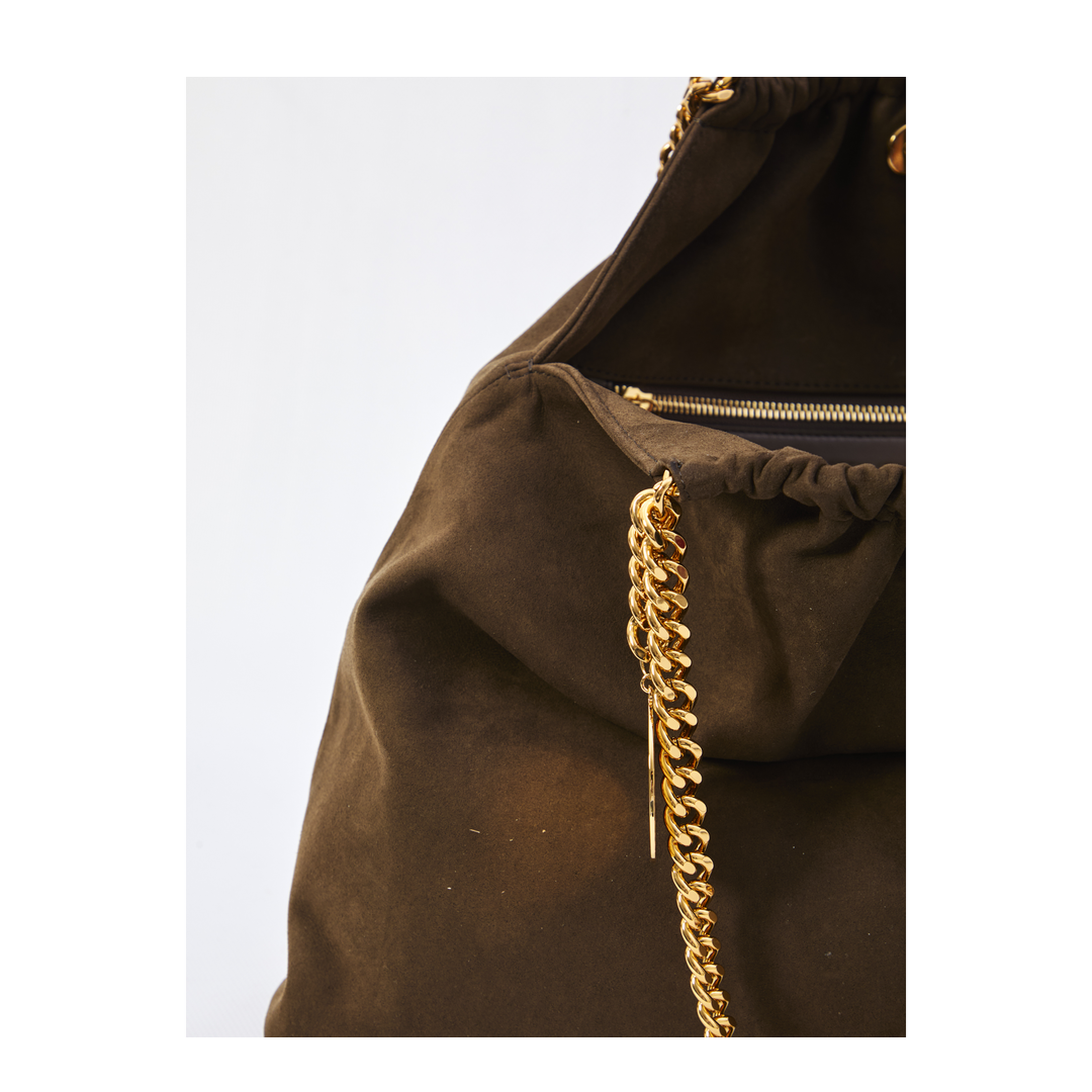 Falabella Medium Polyester Shoulder Bag - Brown (Moka) - Image 4