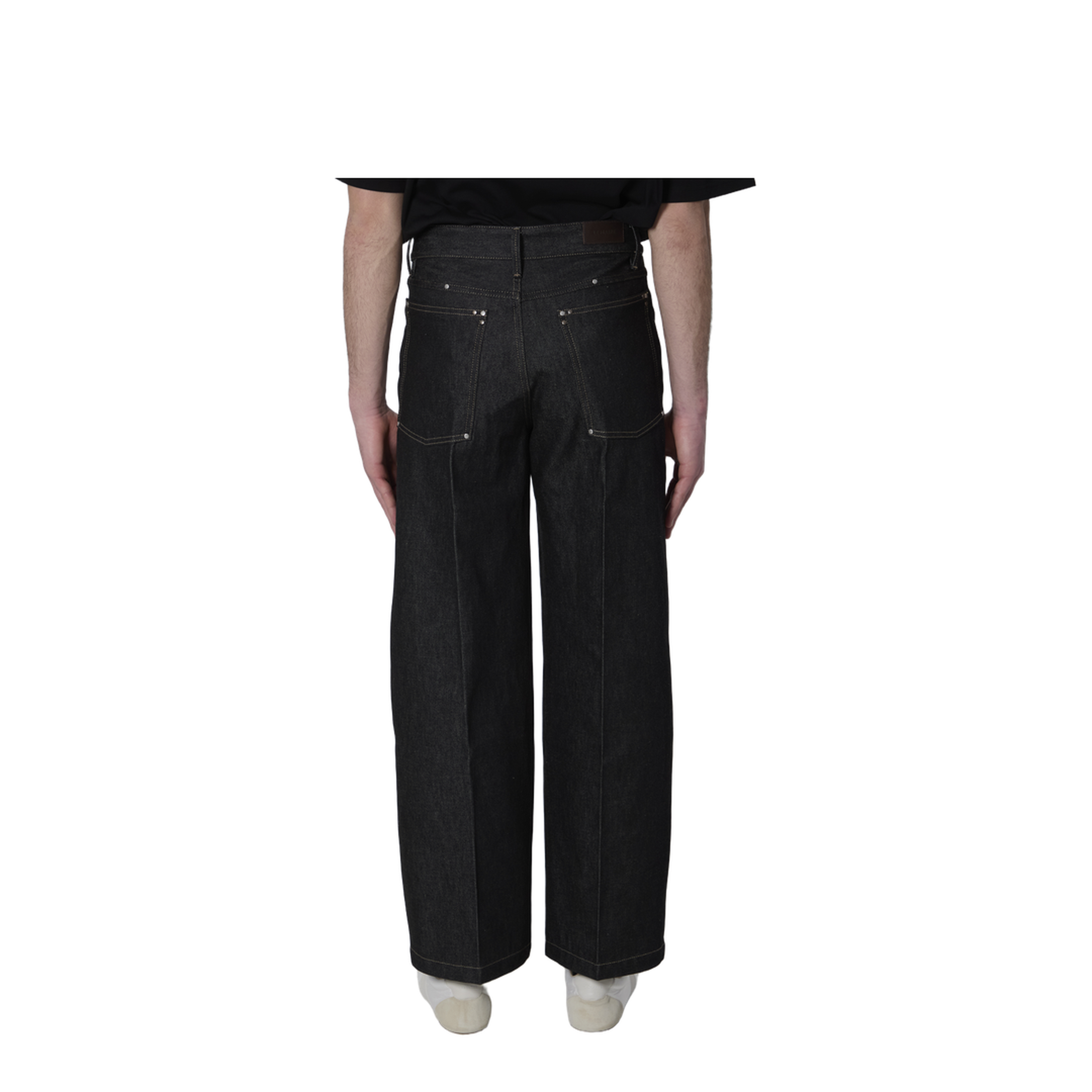 Wide-Leg Jeans With Studs - Image 4