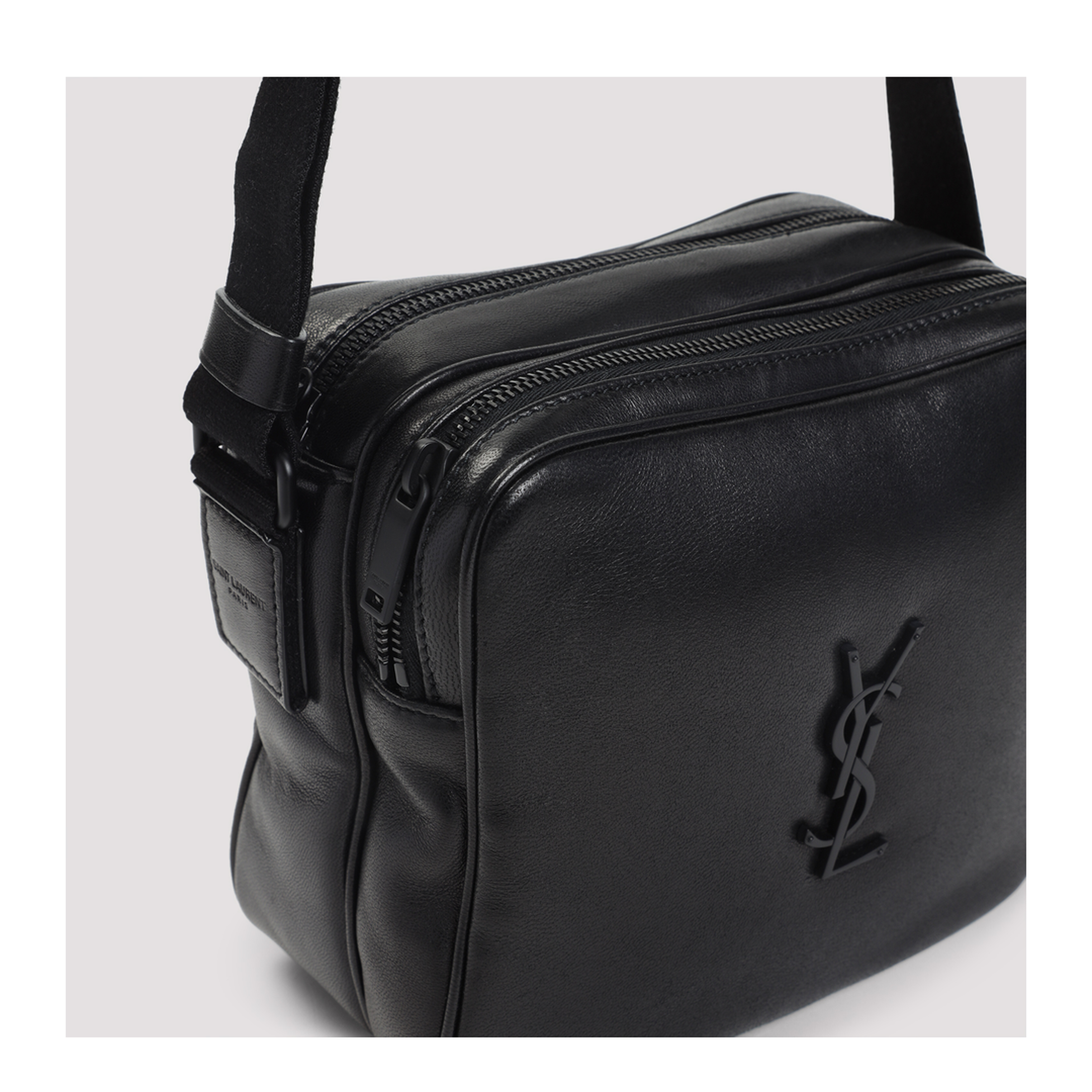 Niki Smooth Leather Camera Bag - Black - Image 5
