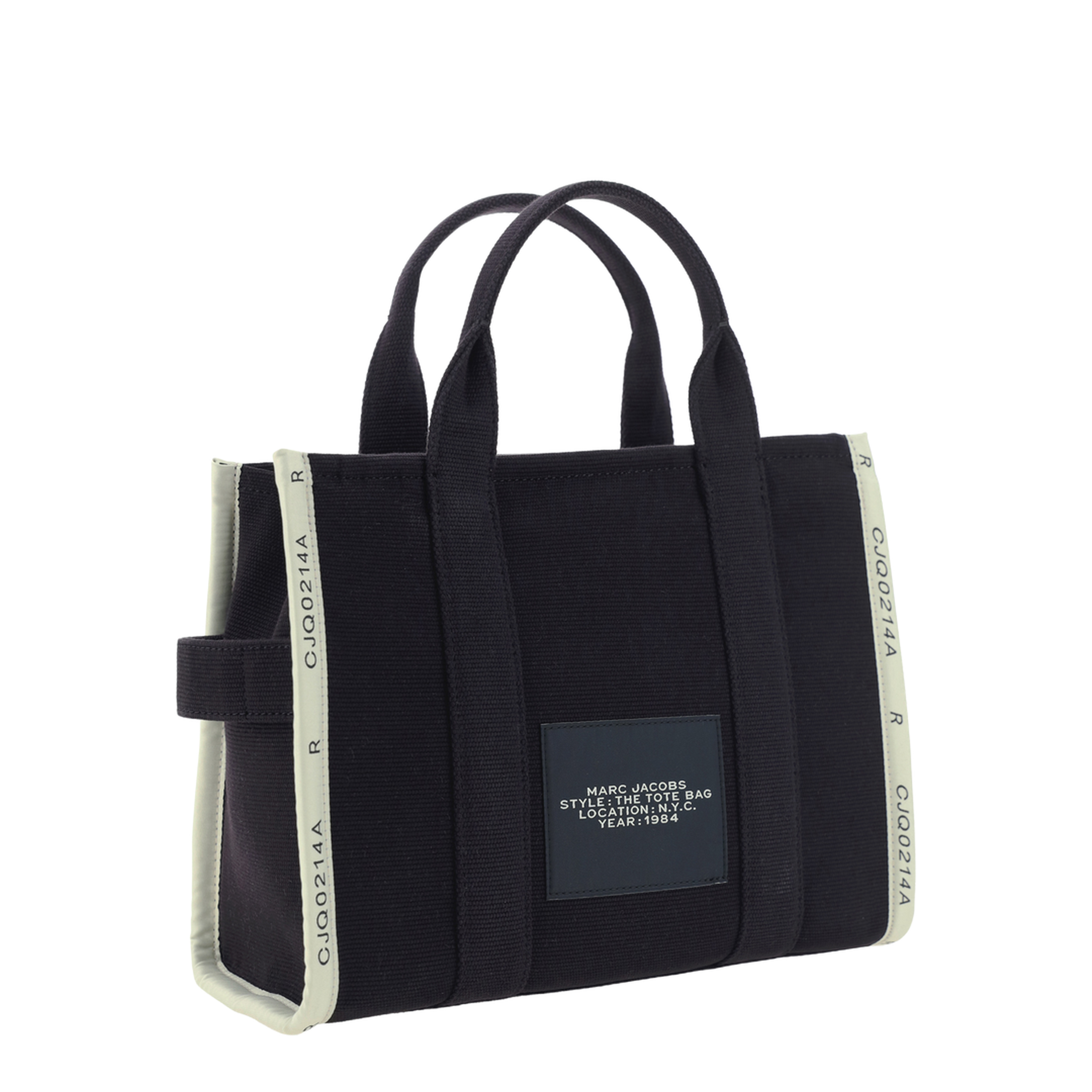The Jacquard Medium Canvas Tote - Black - Image 3
