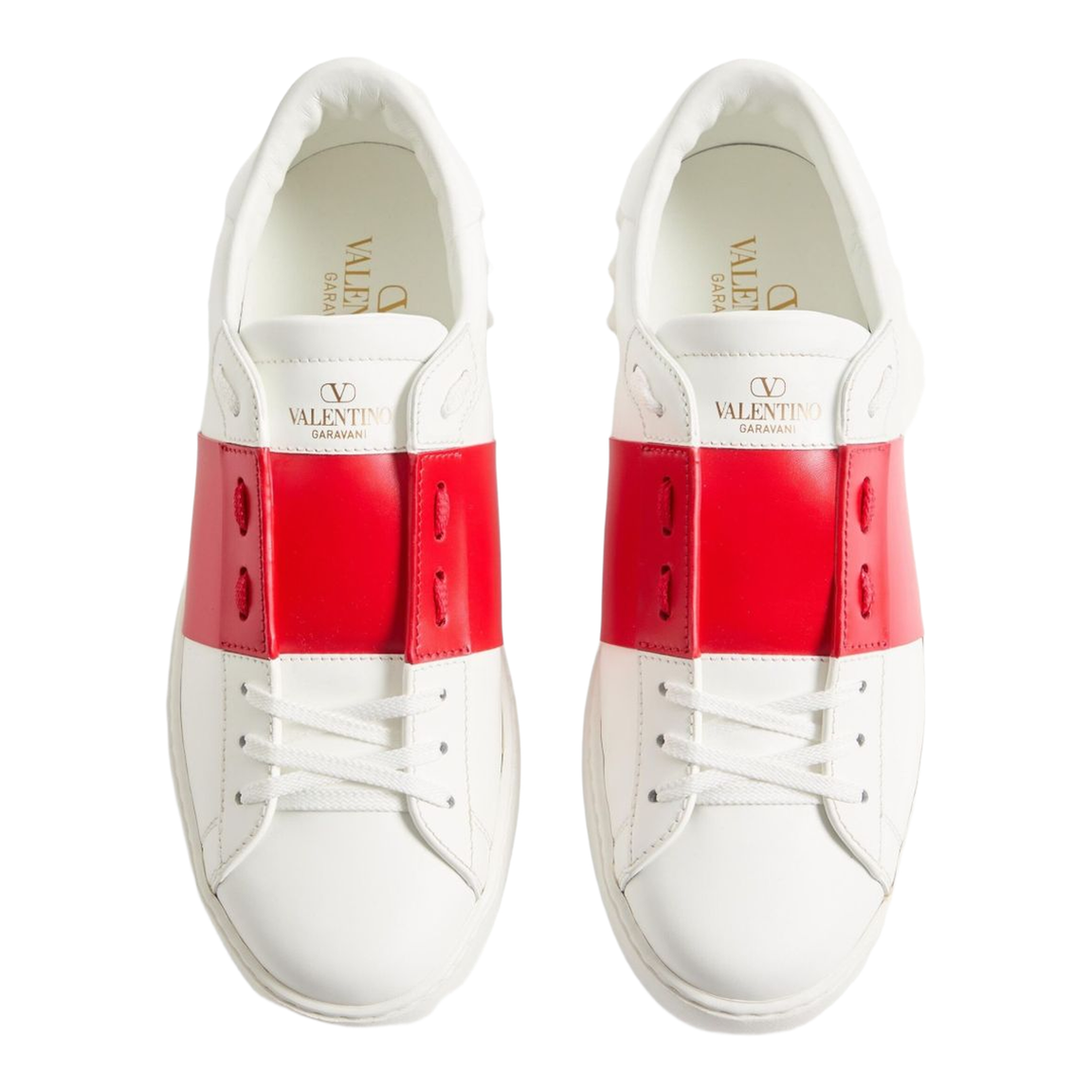 Open Leather Sneakers - Image 3