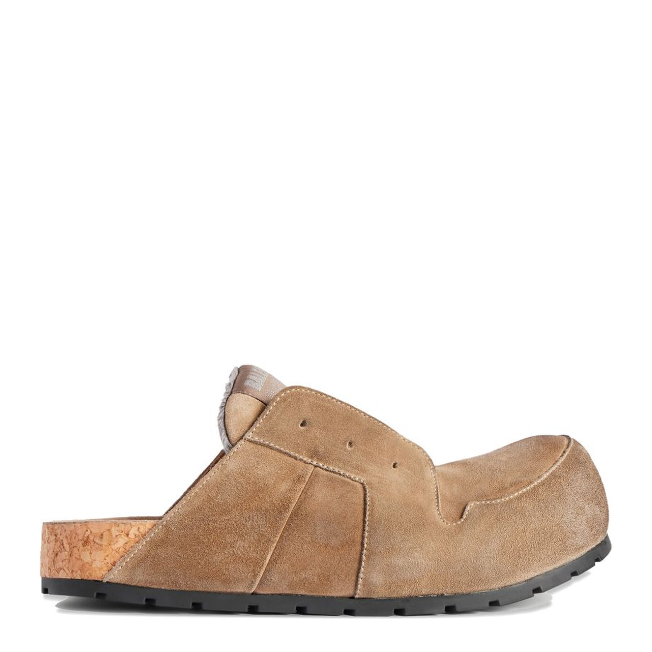 Dumbo Sabot in Distressed Suede Calfskin - Image 1