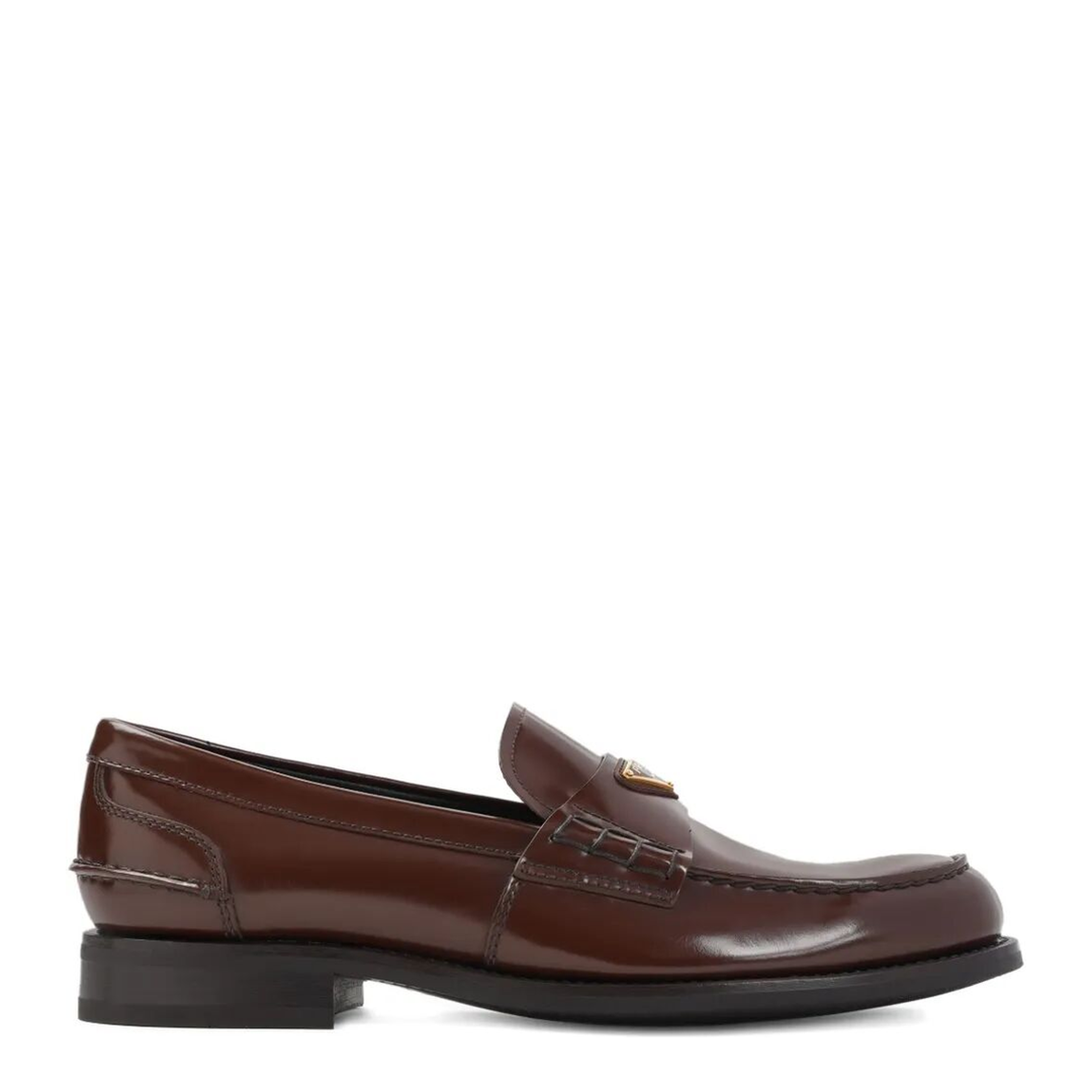 Brushed Leather Loafers - Image 1