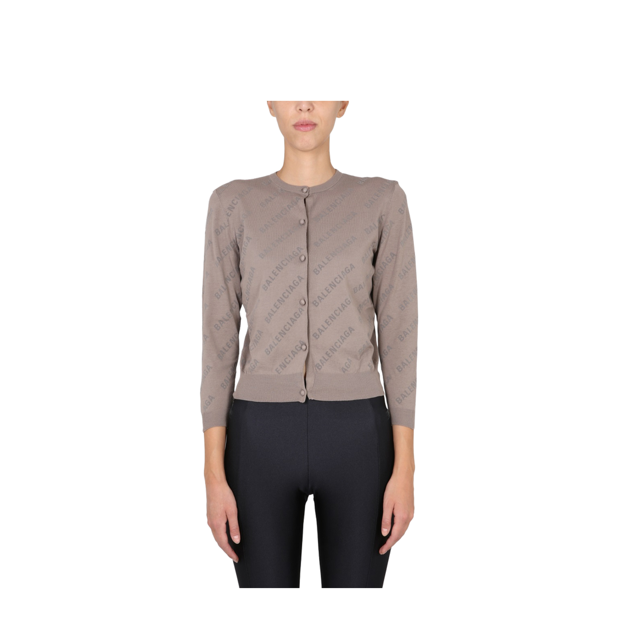 Logo Cotton Cardigan - Image 1