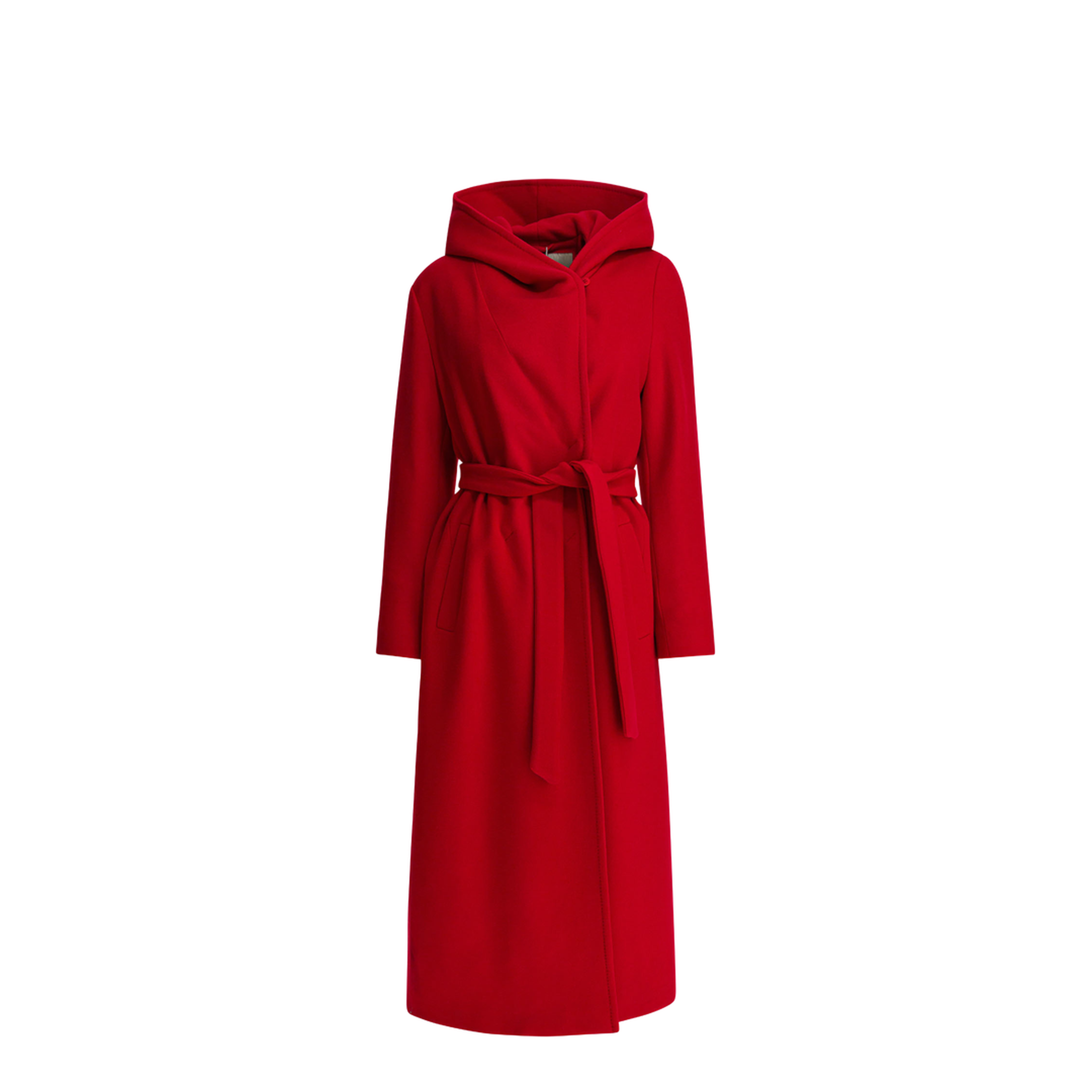 Virgin Wool Long Coat - Image 1
