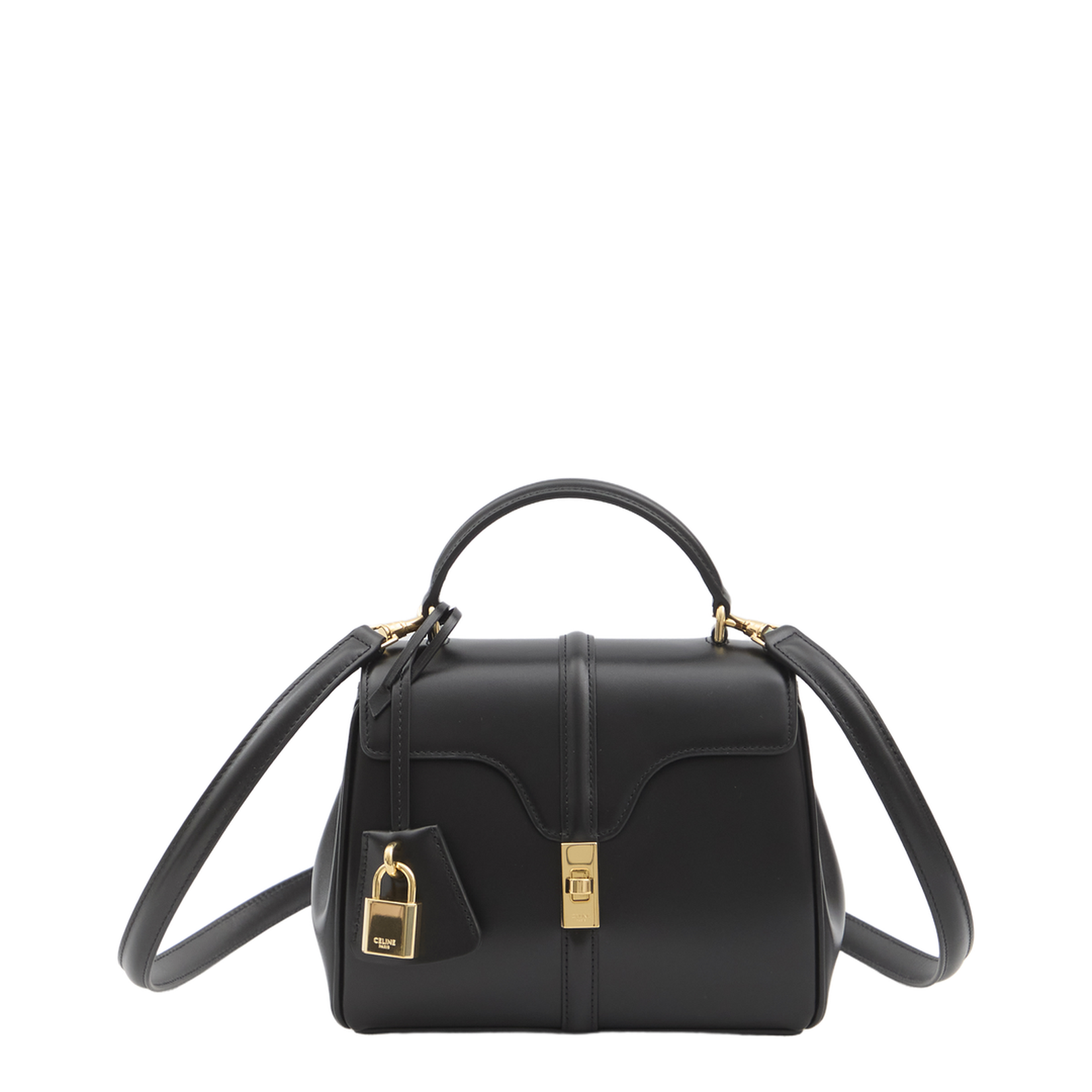 Mini 16 Bag in Satin-Finish Black Calfskin - Image 1