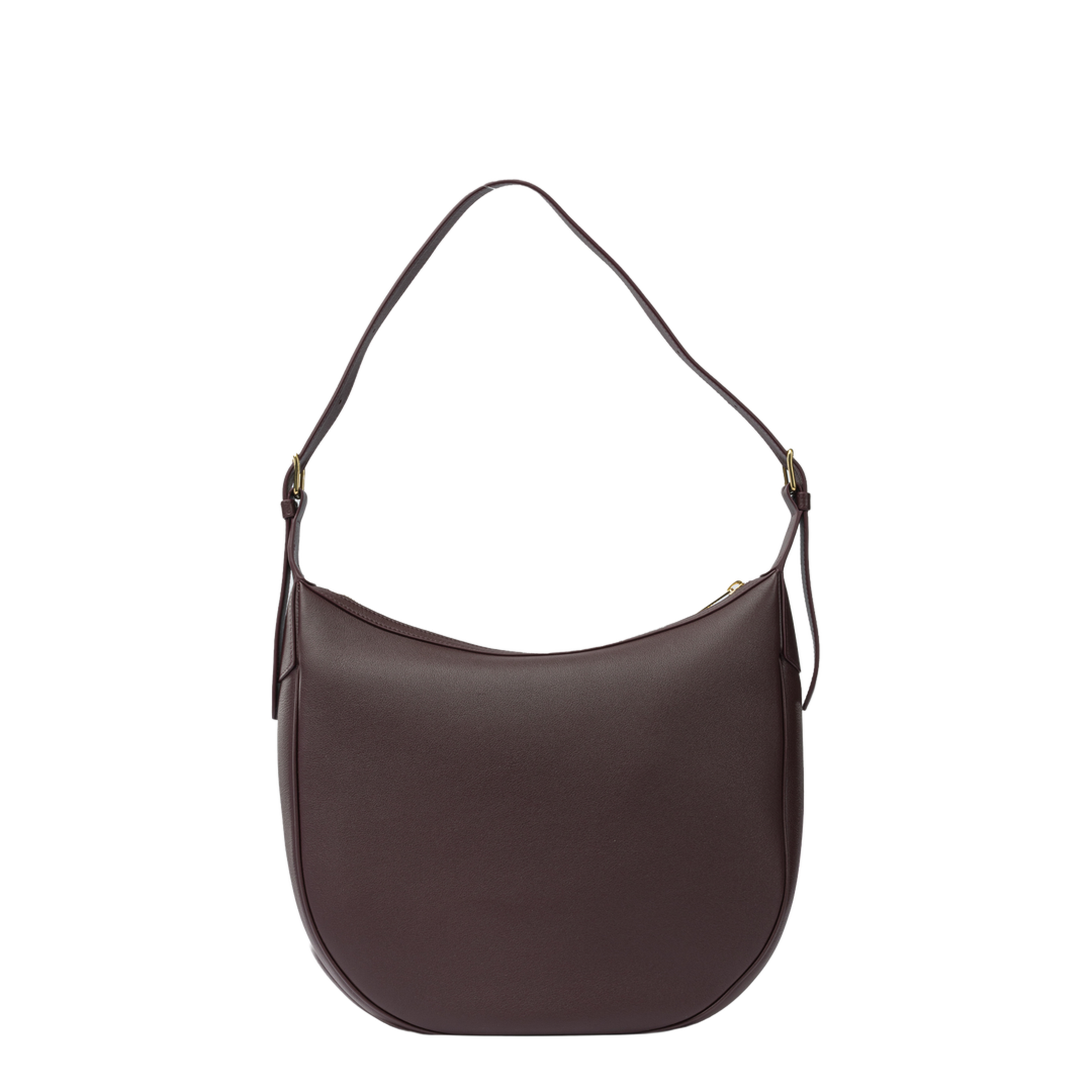 Heloïse Medium Calfskin Shoulder Bag - Deep Burgundy - Image 5