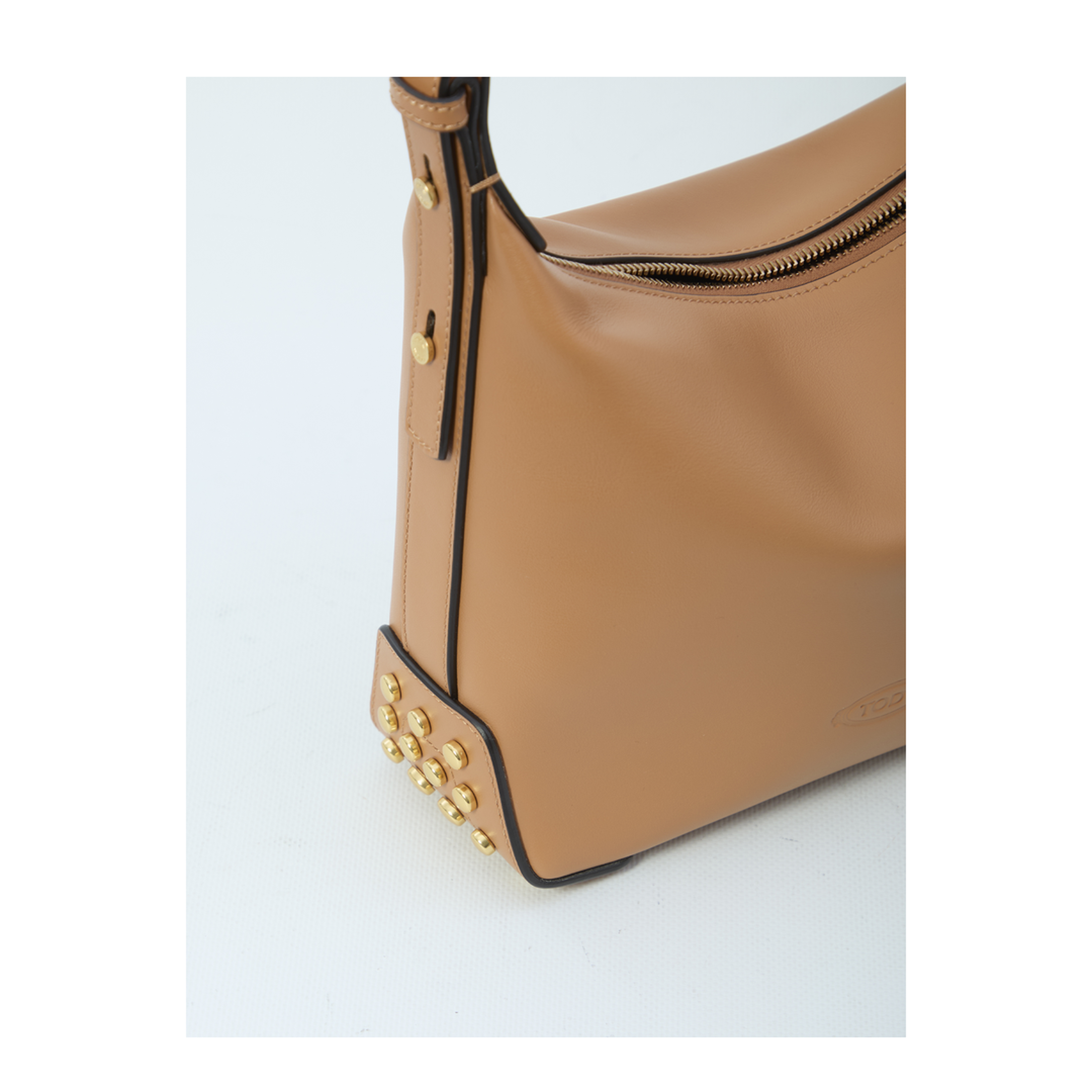 Metal Dots Mini Bag in Leather - Image 4