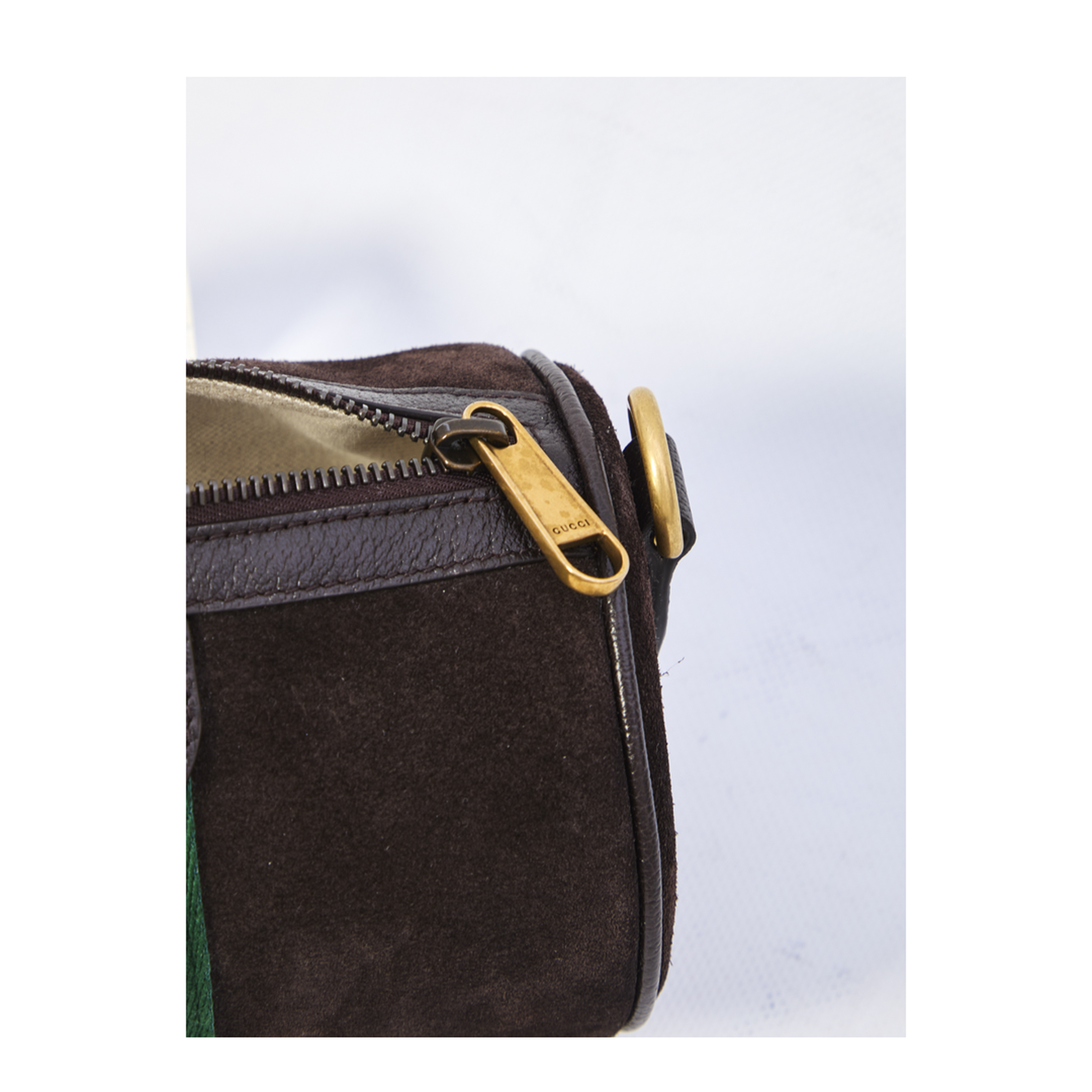Ophidia Mini Calfskin Crossbody Bag - Brown - Image 4