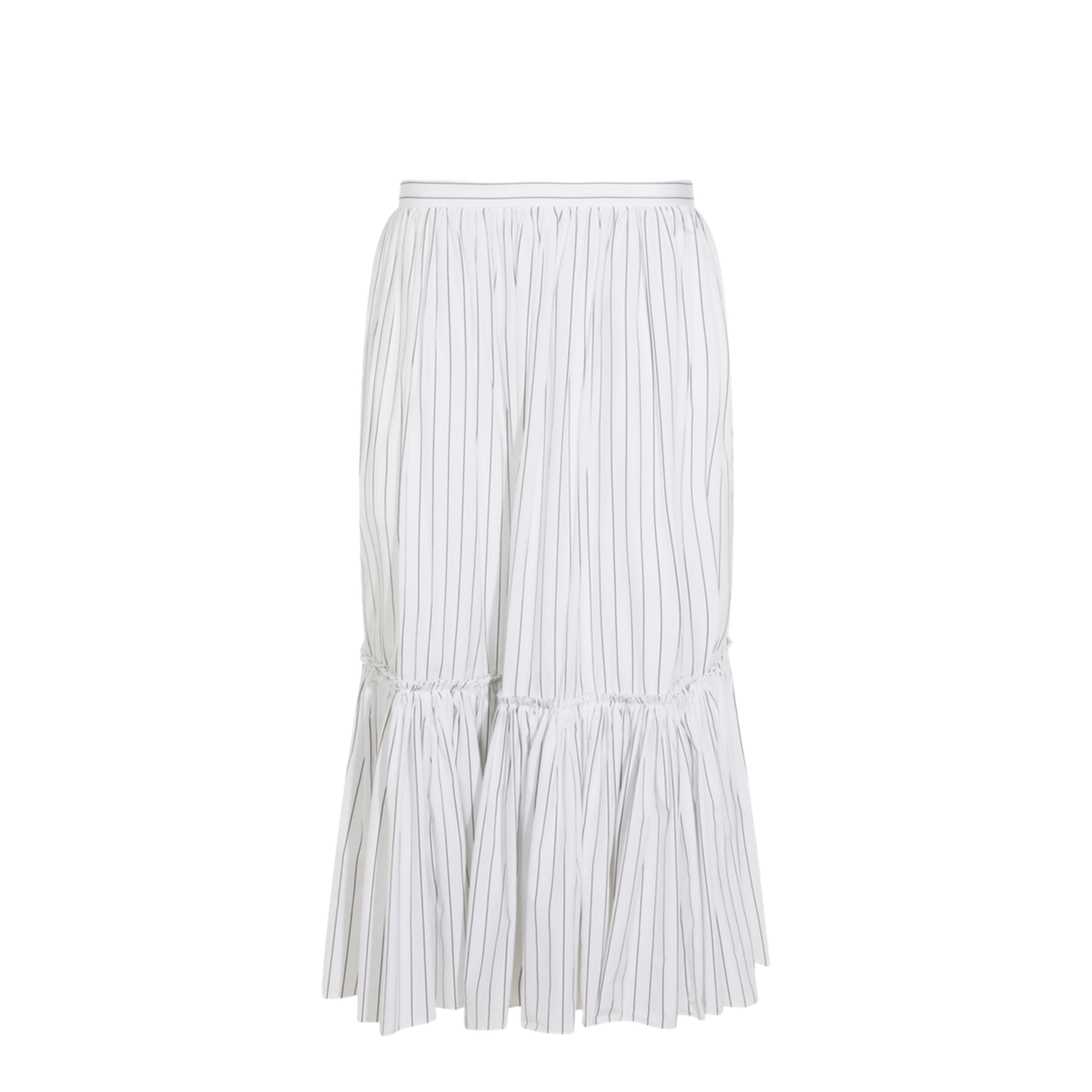 Striped Lightweight Cotton Skirt - Image 1