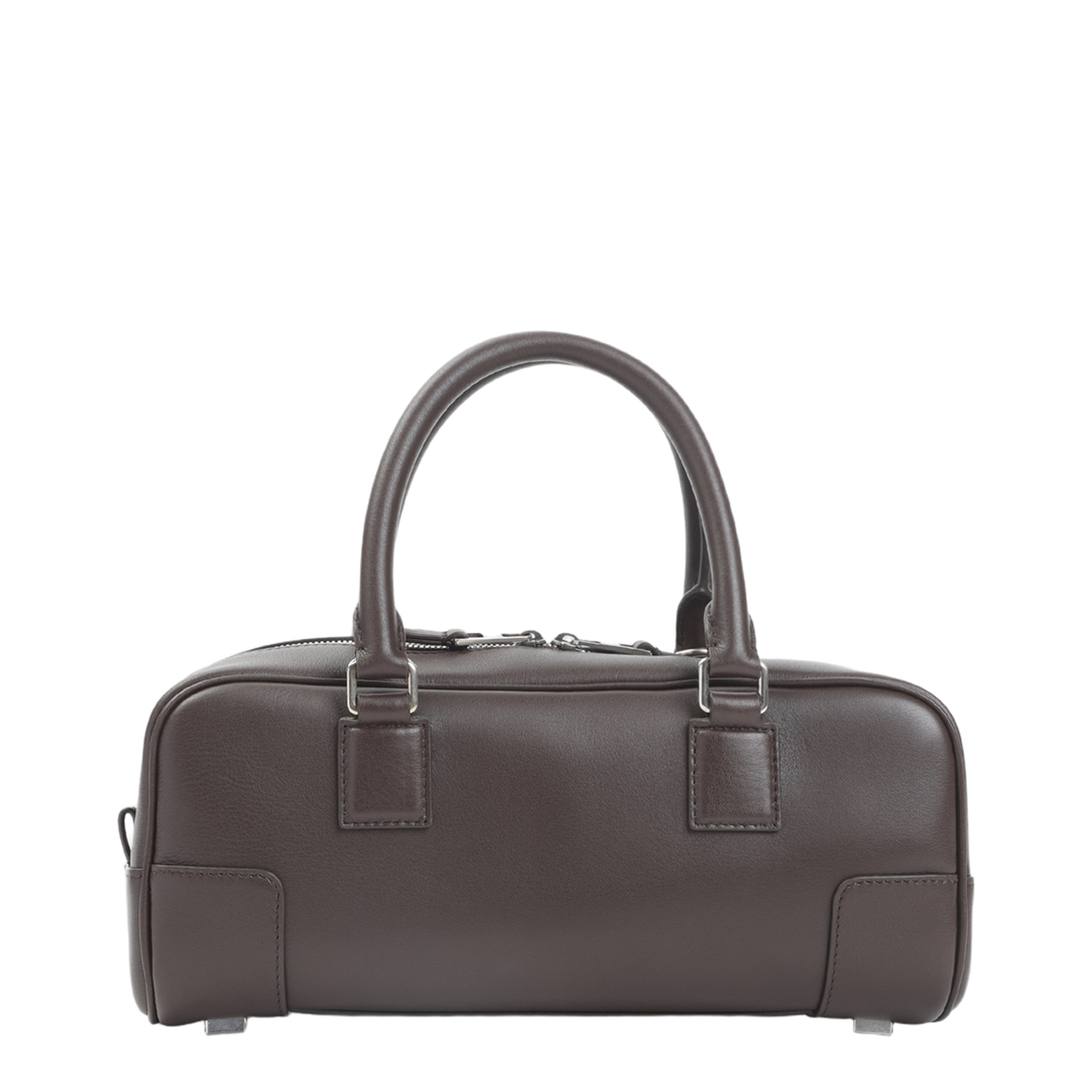 Amazona 23 Cropped Bag in Shiny Calfskin Brown - Image 2