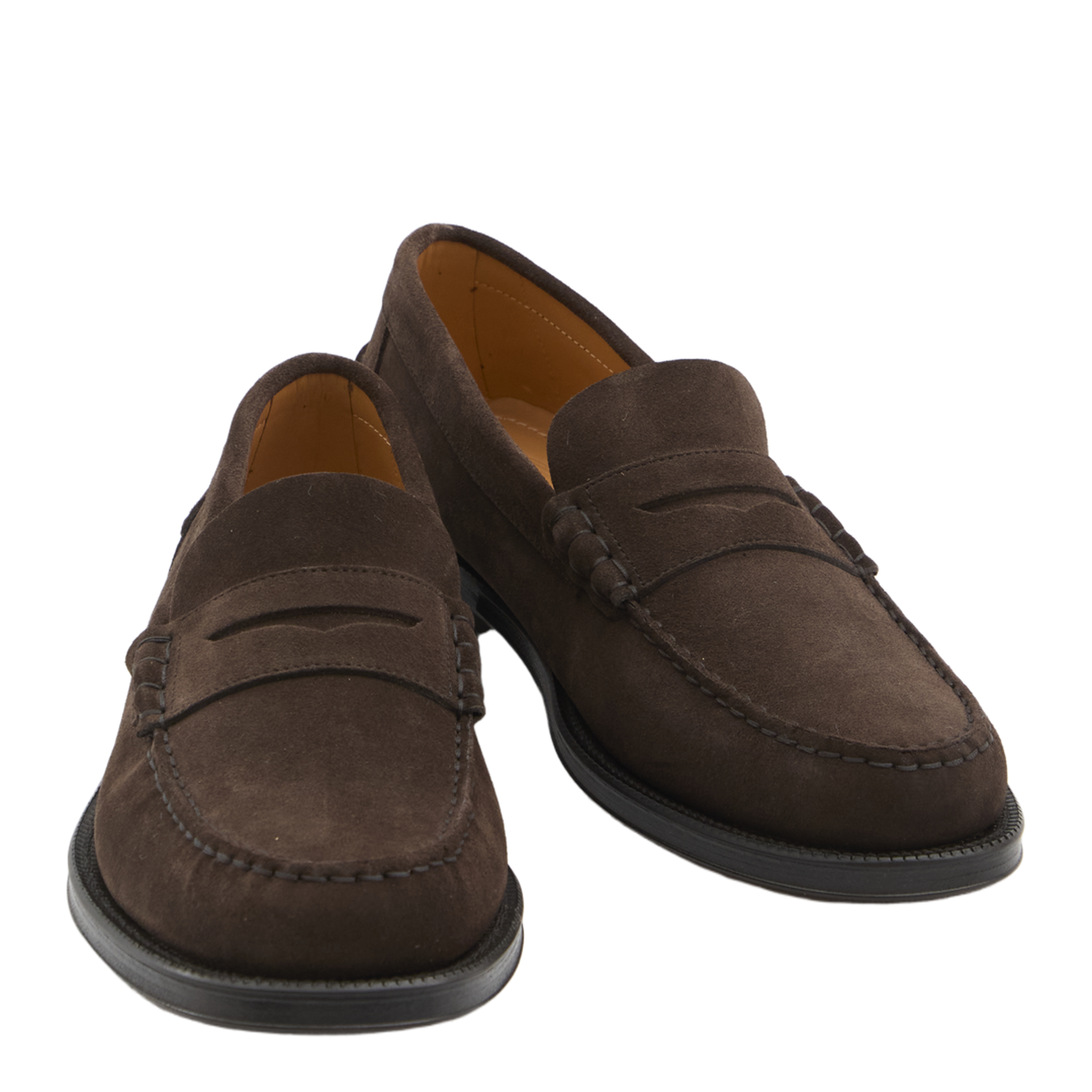 Dark Brown Suede Loafers - Image 5