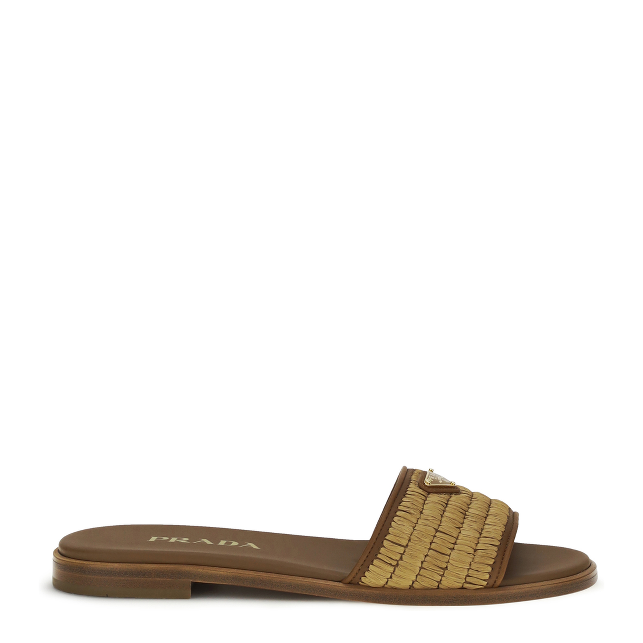 Raffia Slippers Sandals - Image 1
