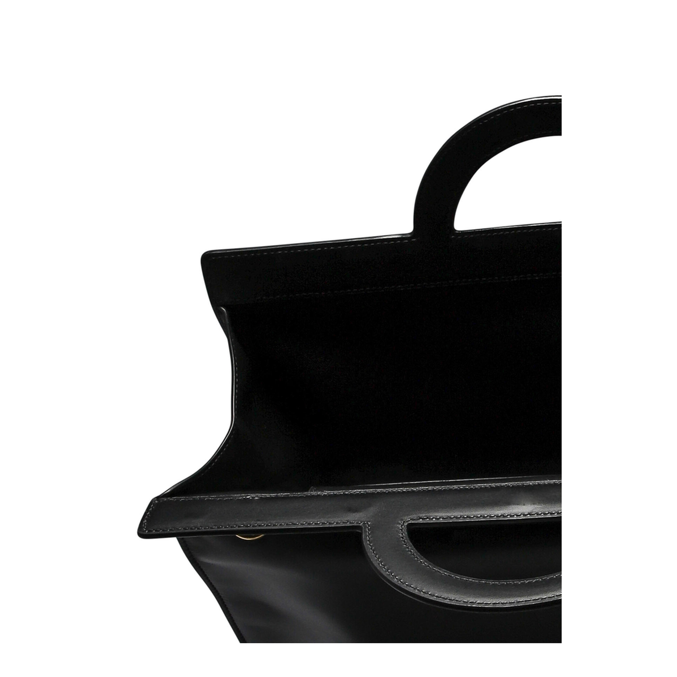 Leather Handbag with Frontal Logo Print - Image 5