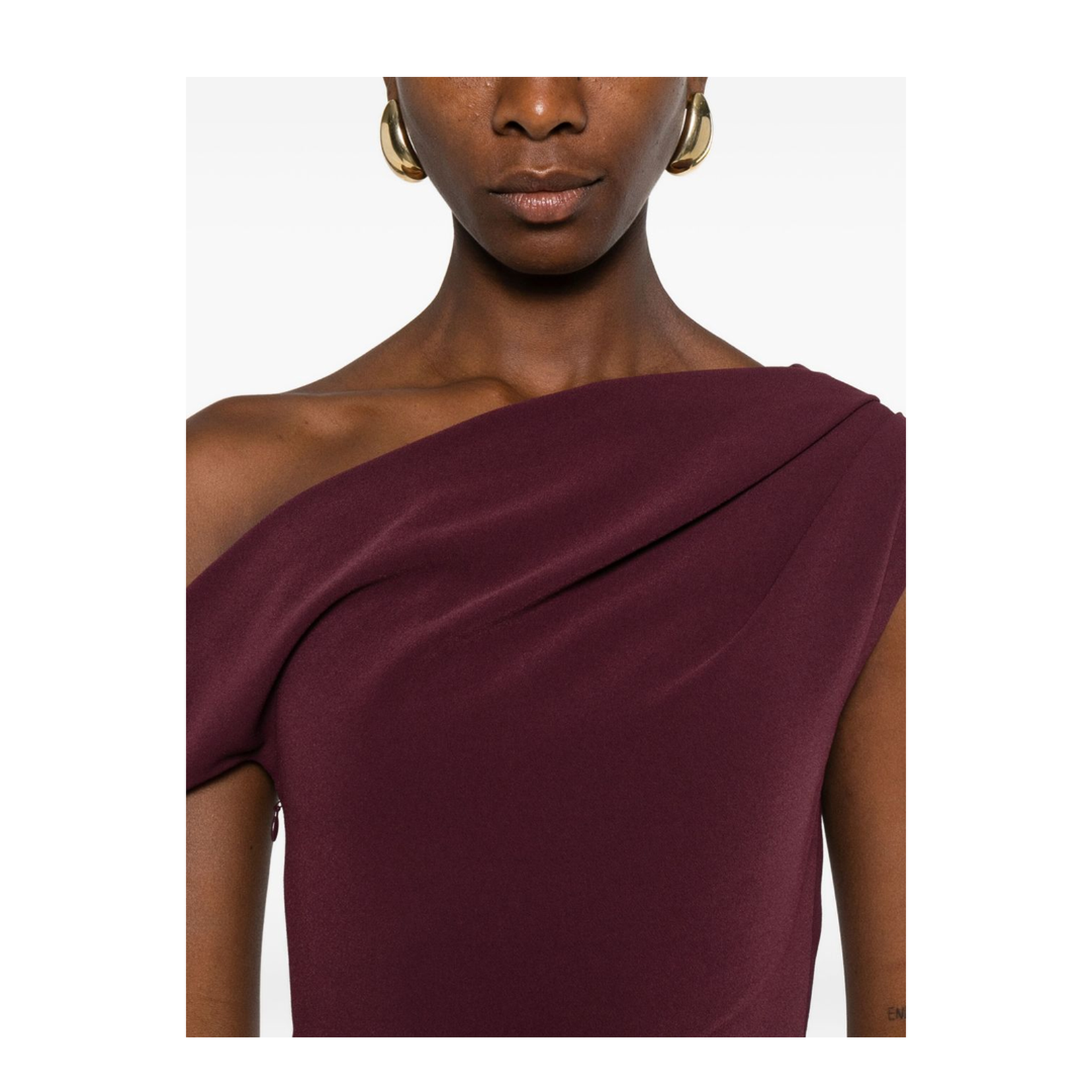 Cowl Neck Sleeveless Side Split Dress - Image 4