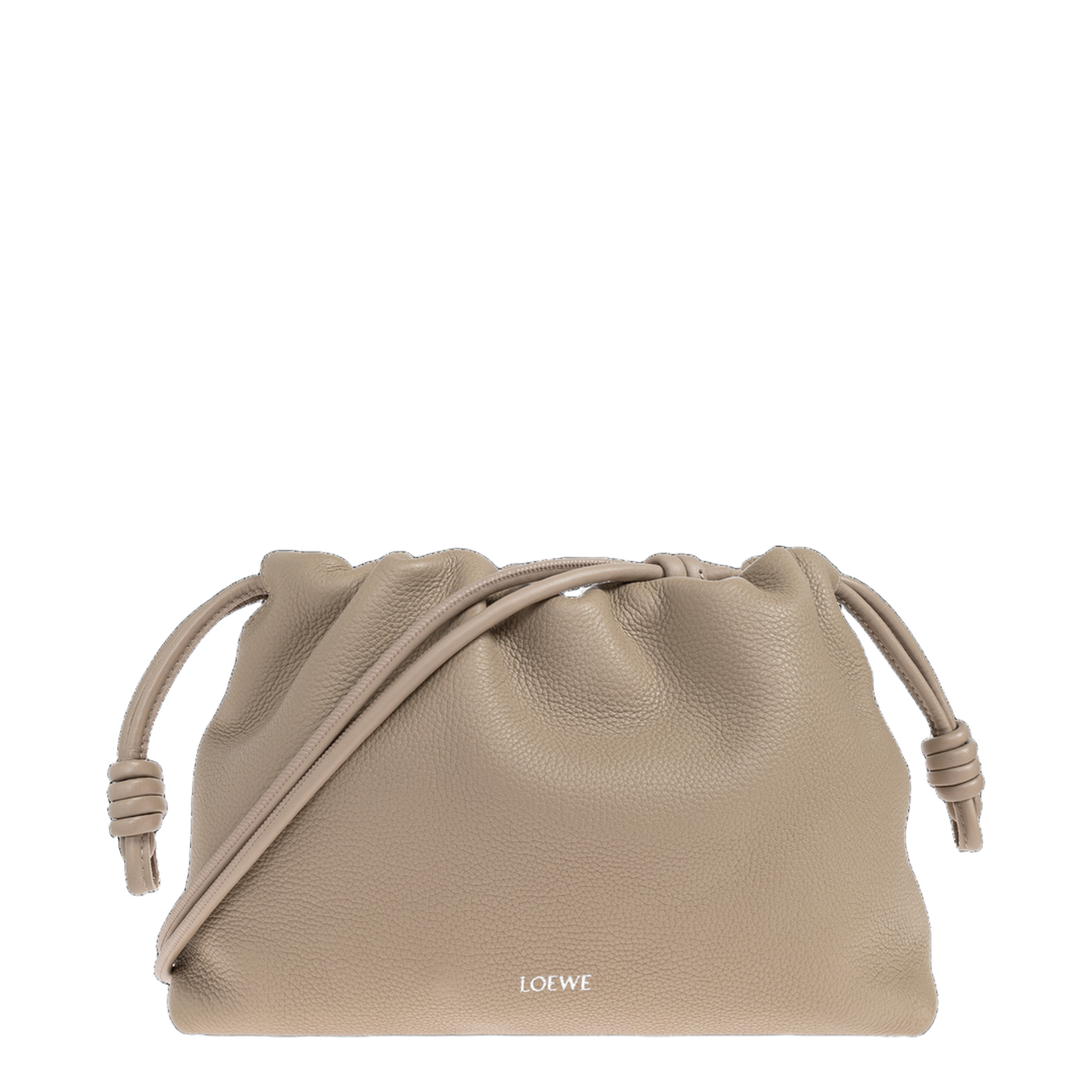 Flamenco Medium Calfskin Shoulder Bag - Clay - Image 1