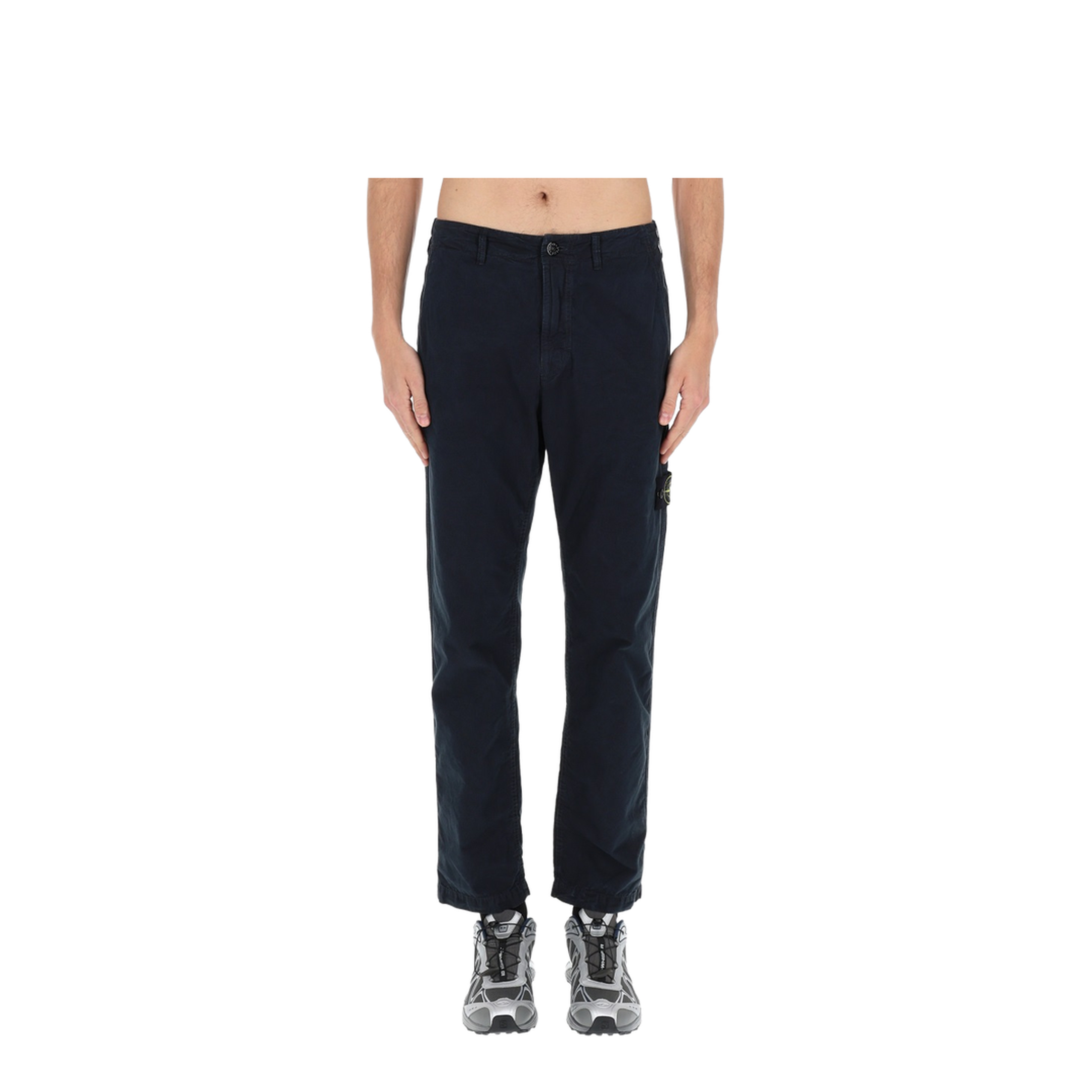 Pants With Logo Patch - Image 6