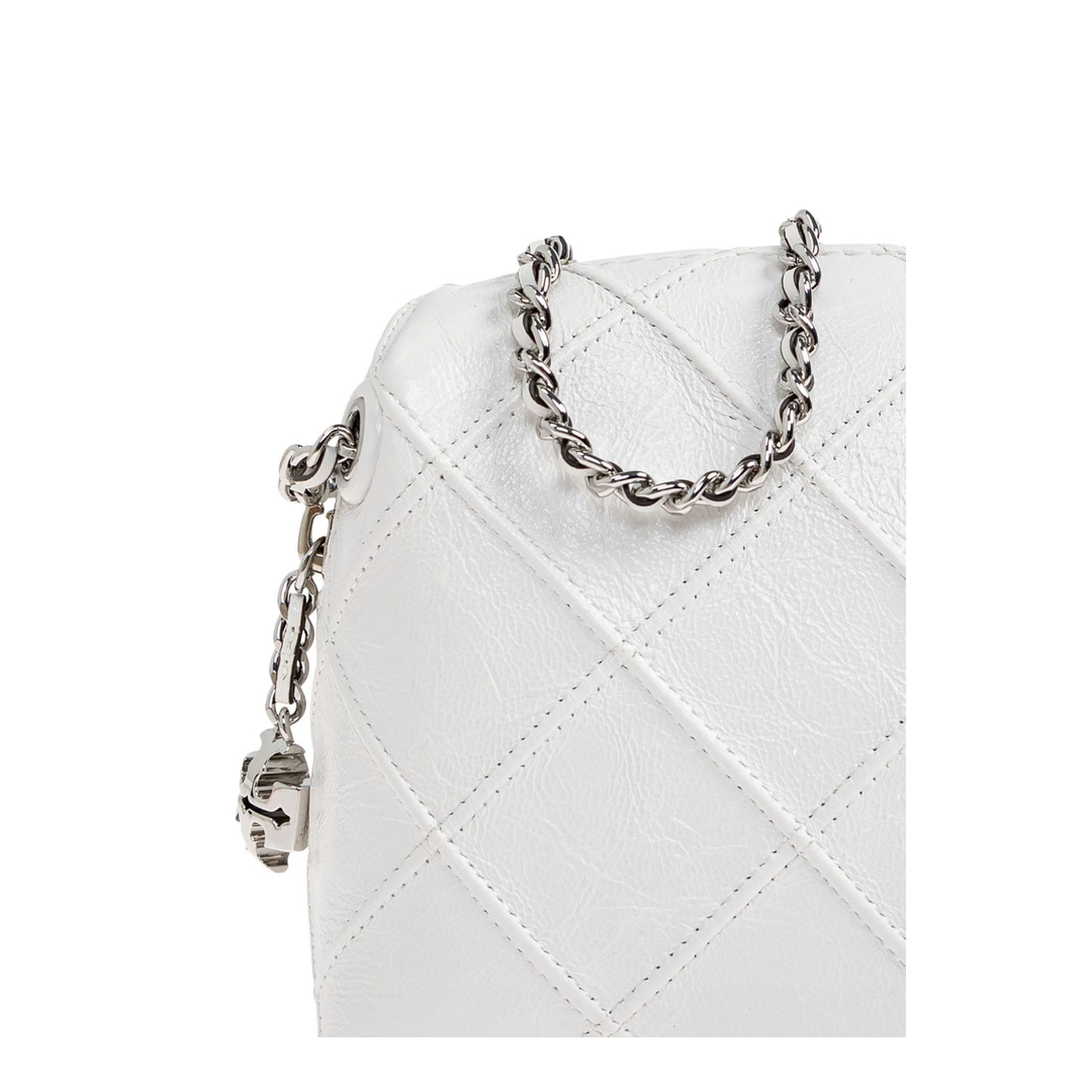 Fleming Soft Crossbody Bag Napa Leather - Vanilla Soft Serve - Image 2