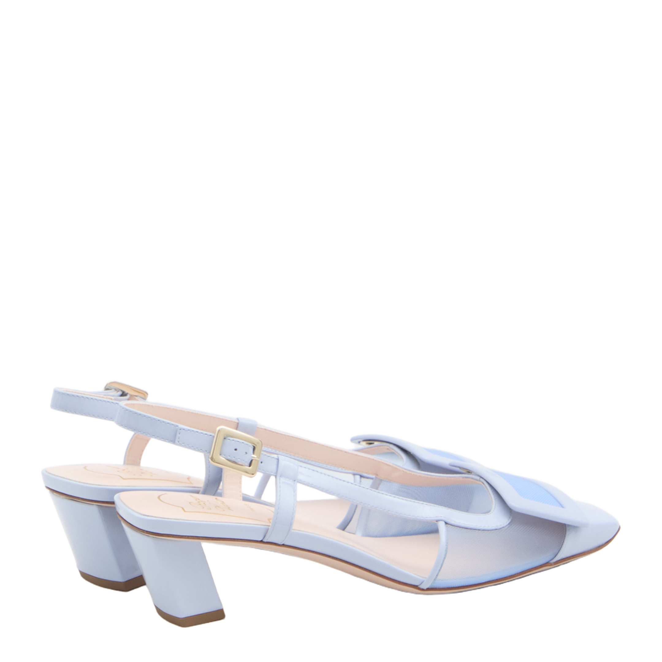 Mesh Slingback Pumps - Image 3