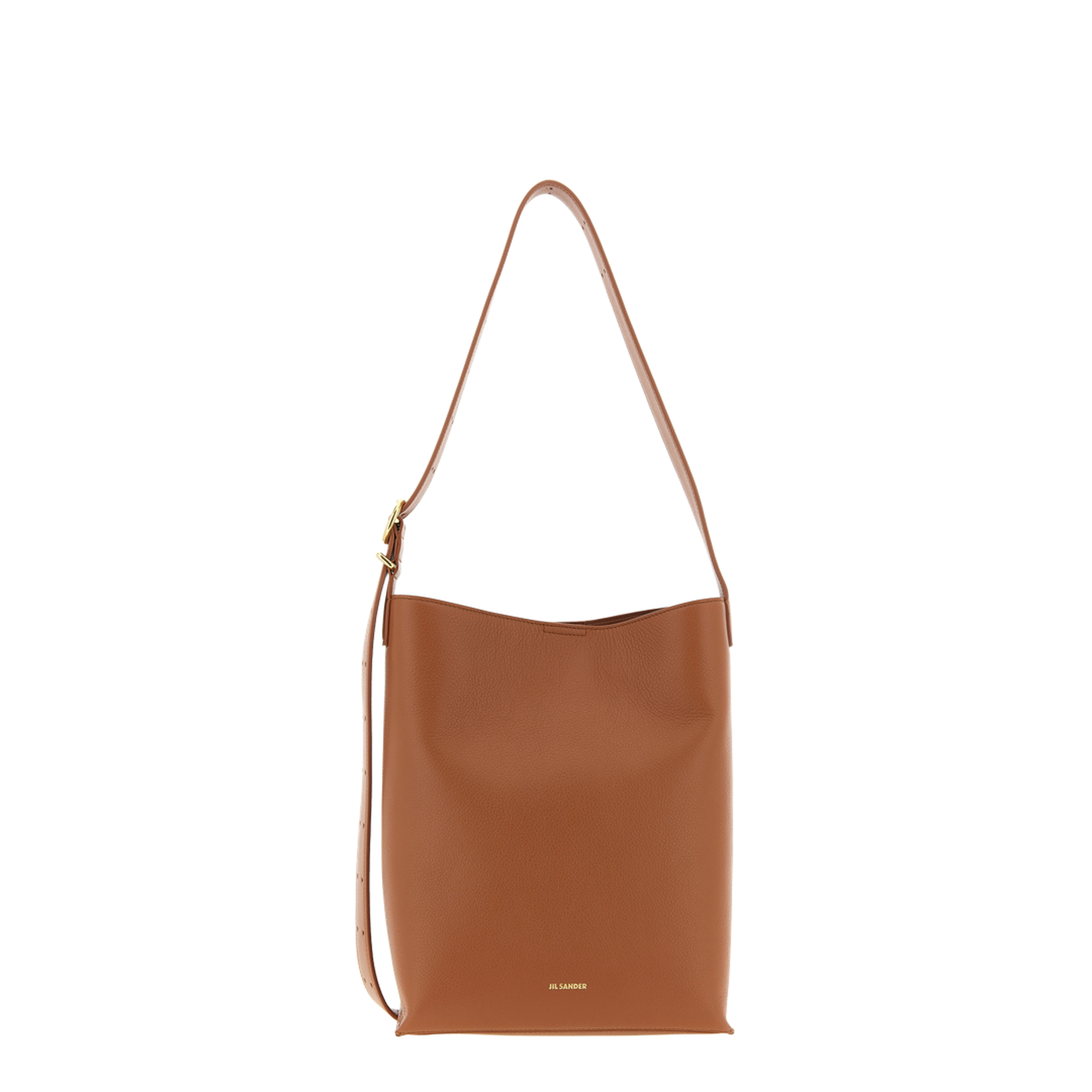 Cannolo Small Shoulder Bag Leather Brown - Image 3