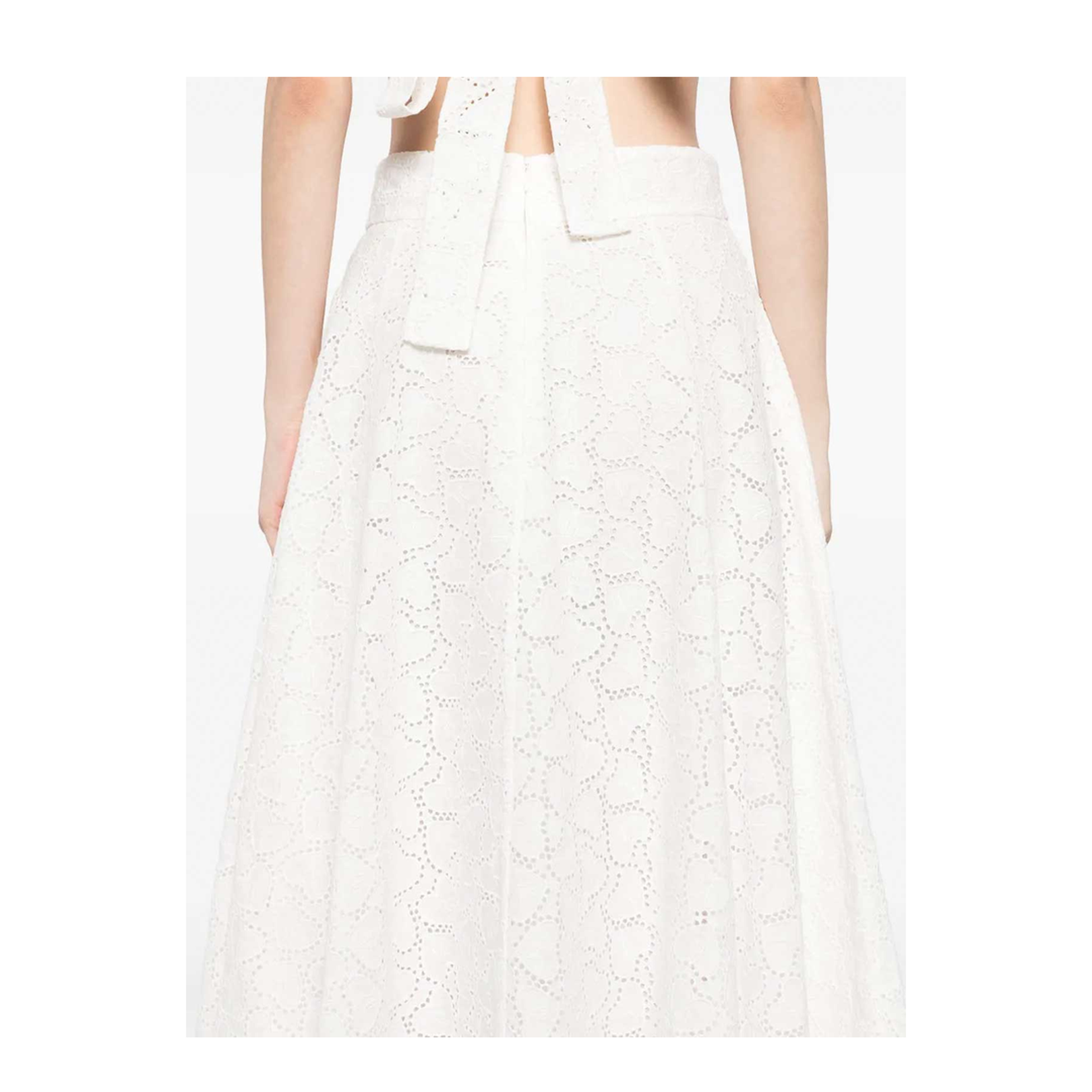 White Linen Skirt - Image 4