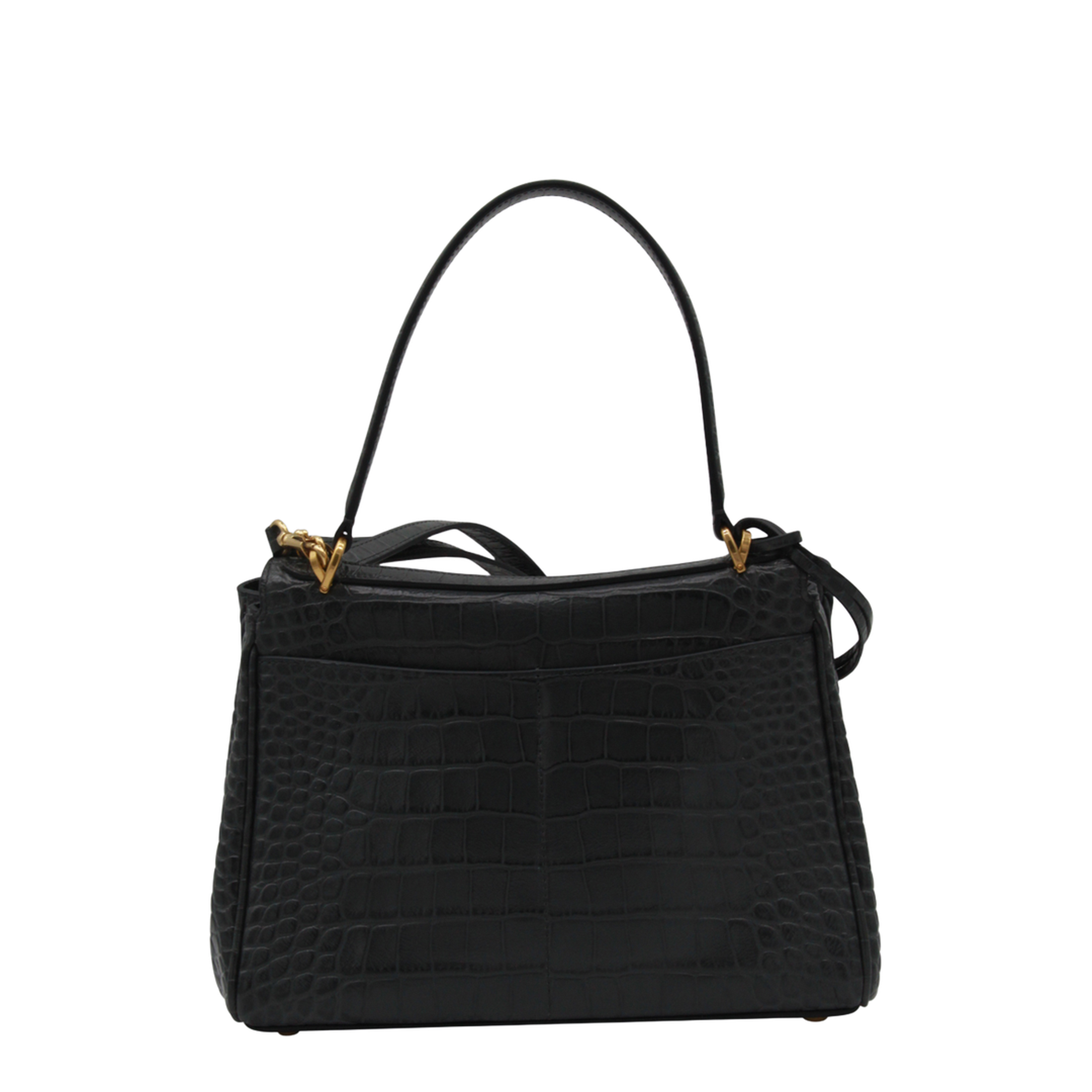 Rodeo Shoulder Bag In Crocodile-print Leather - Image 5