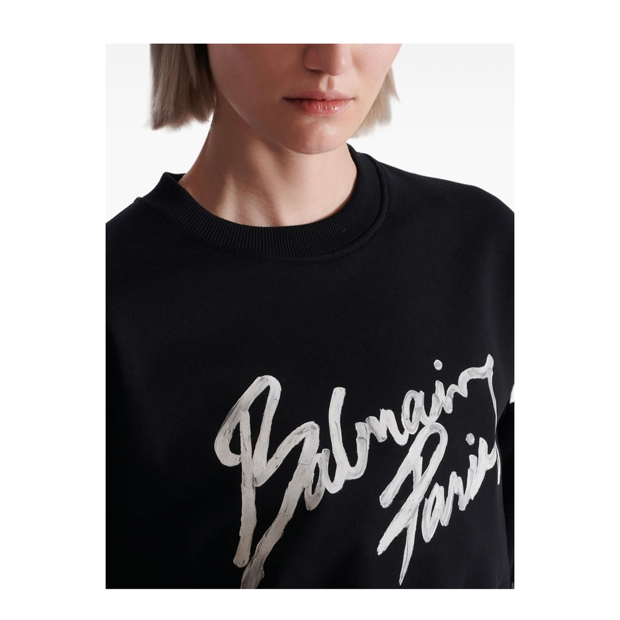 Cropped Roundneck Sweater - Image 4