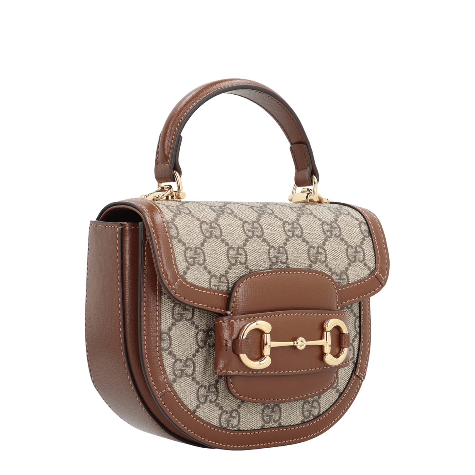 Horsebit 1955 Small Leather Shoulder Bag - Brown - Image 5