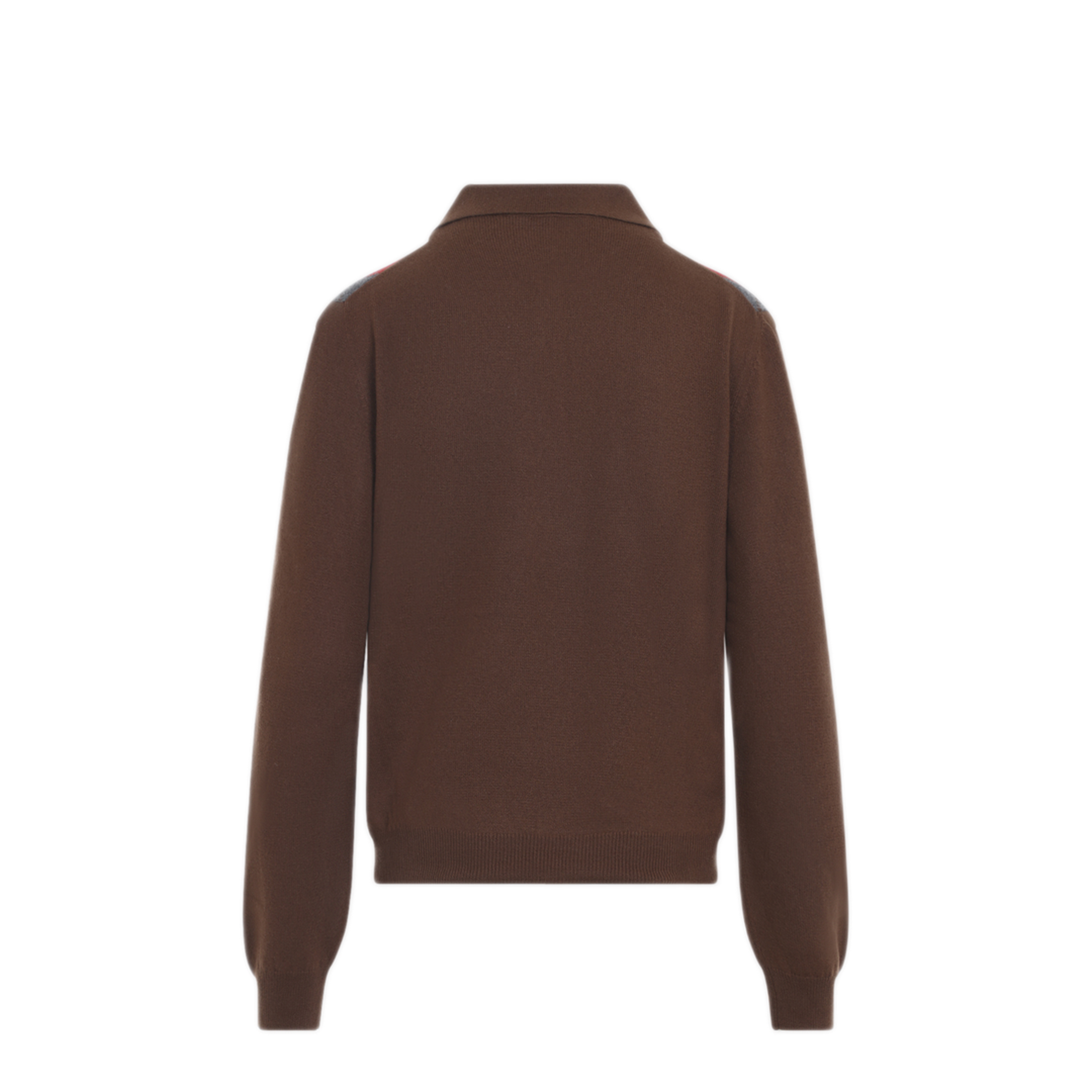 Argyle Knit Polo Sweater - Image 4