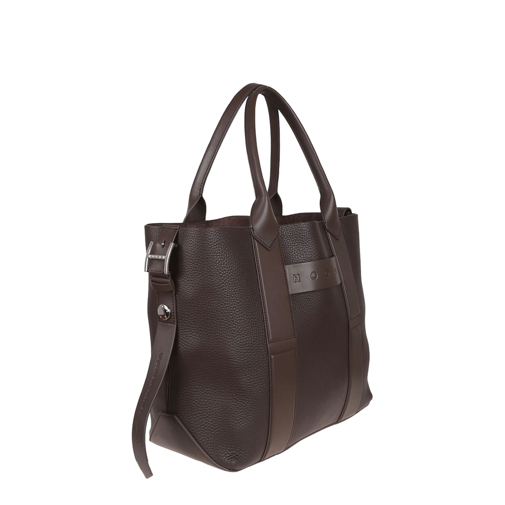 Script Shopping Bag Medium Brown - Image 2