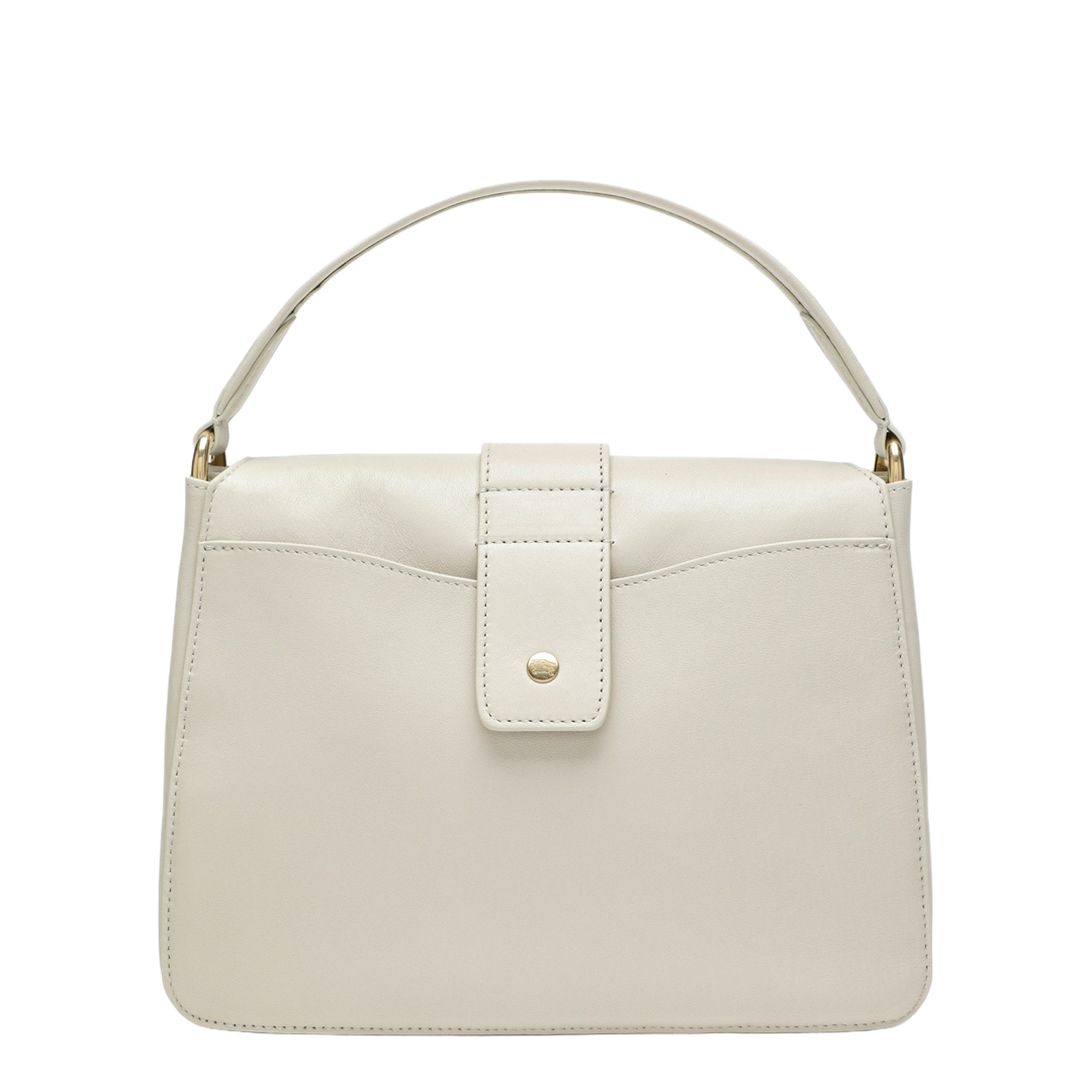 Rider Small Lambskin Top Handle Bag - Soap Beige - Image 2