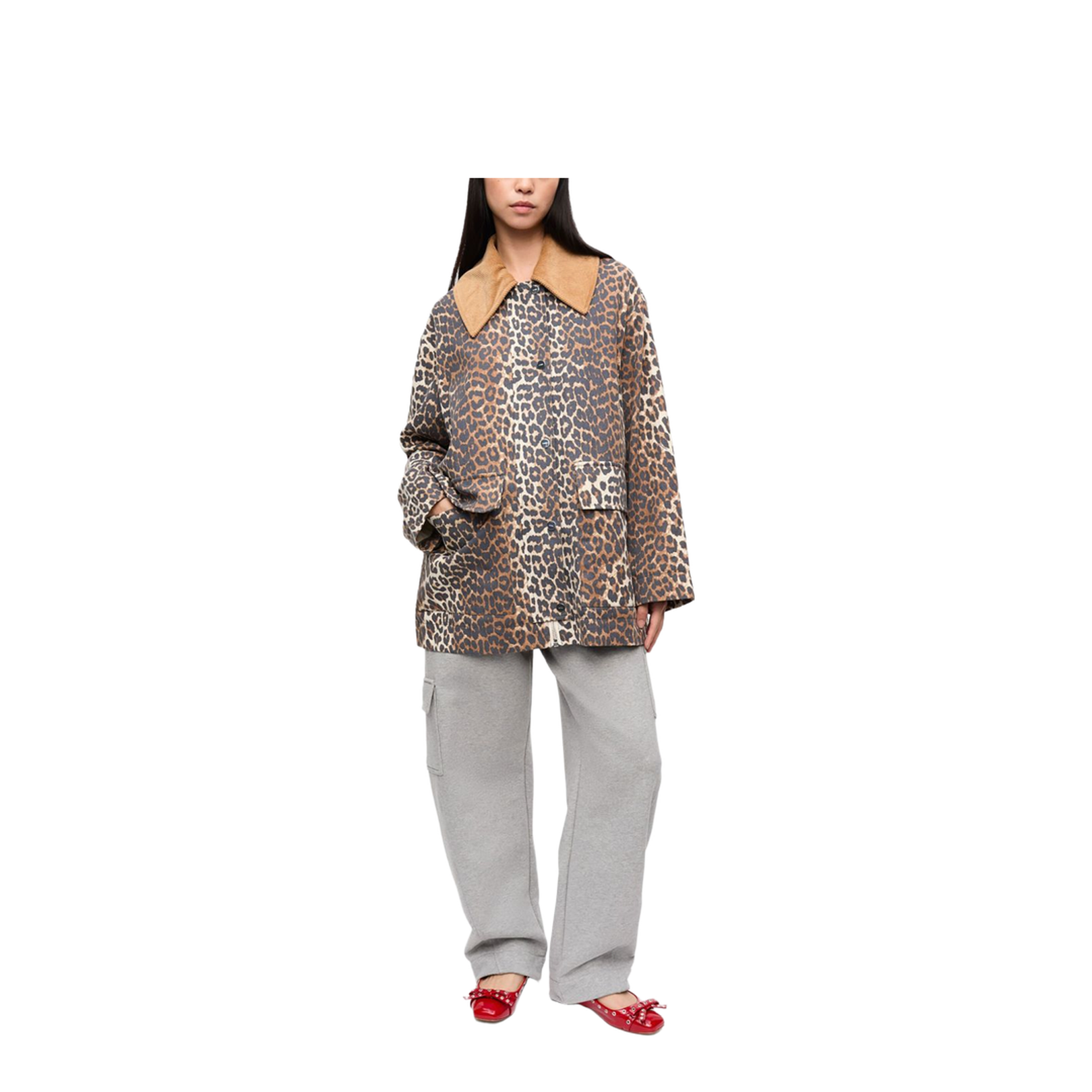 Leopard Print Midi Jacket - Image 6