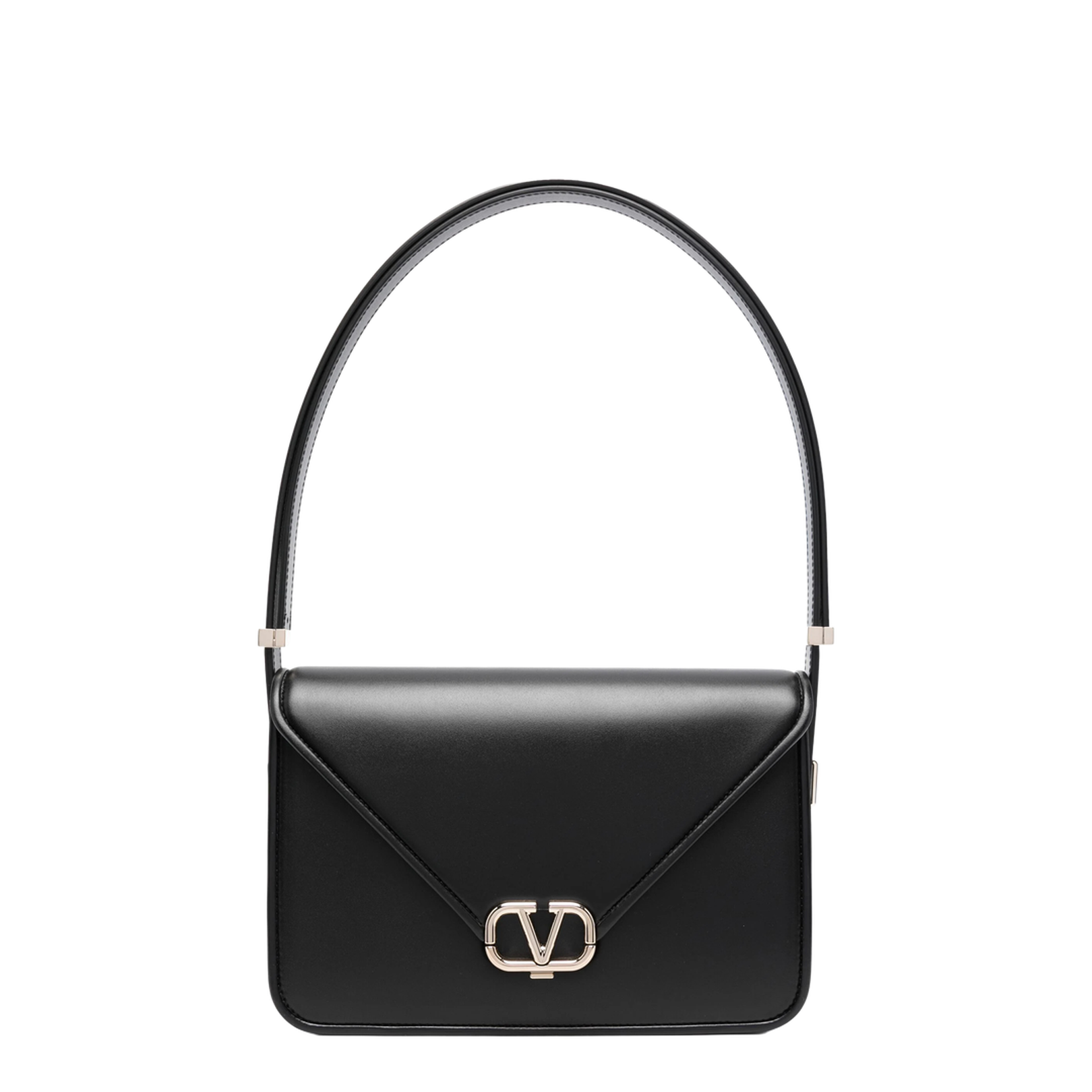 Garavani Black Leather Vlogo Shoulder Bag - Image 1
