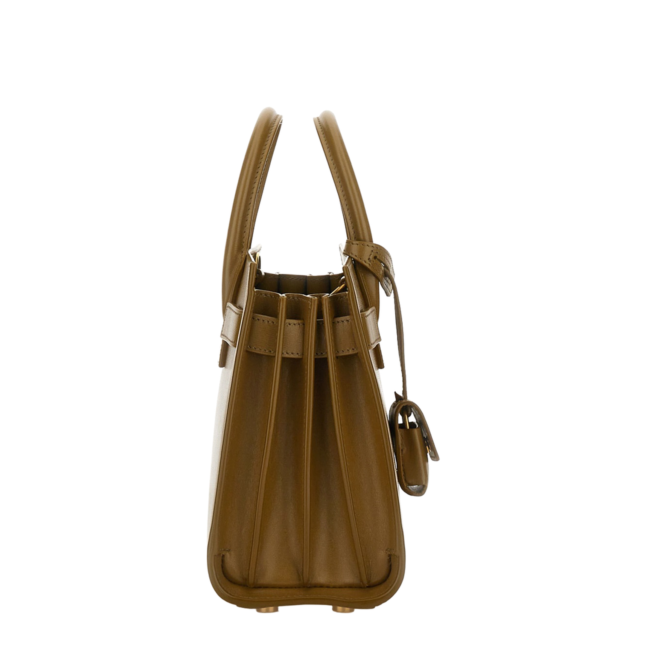 Sac De Jour Nano Leather Handbag Khaki - Image 5