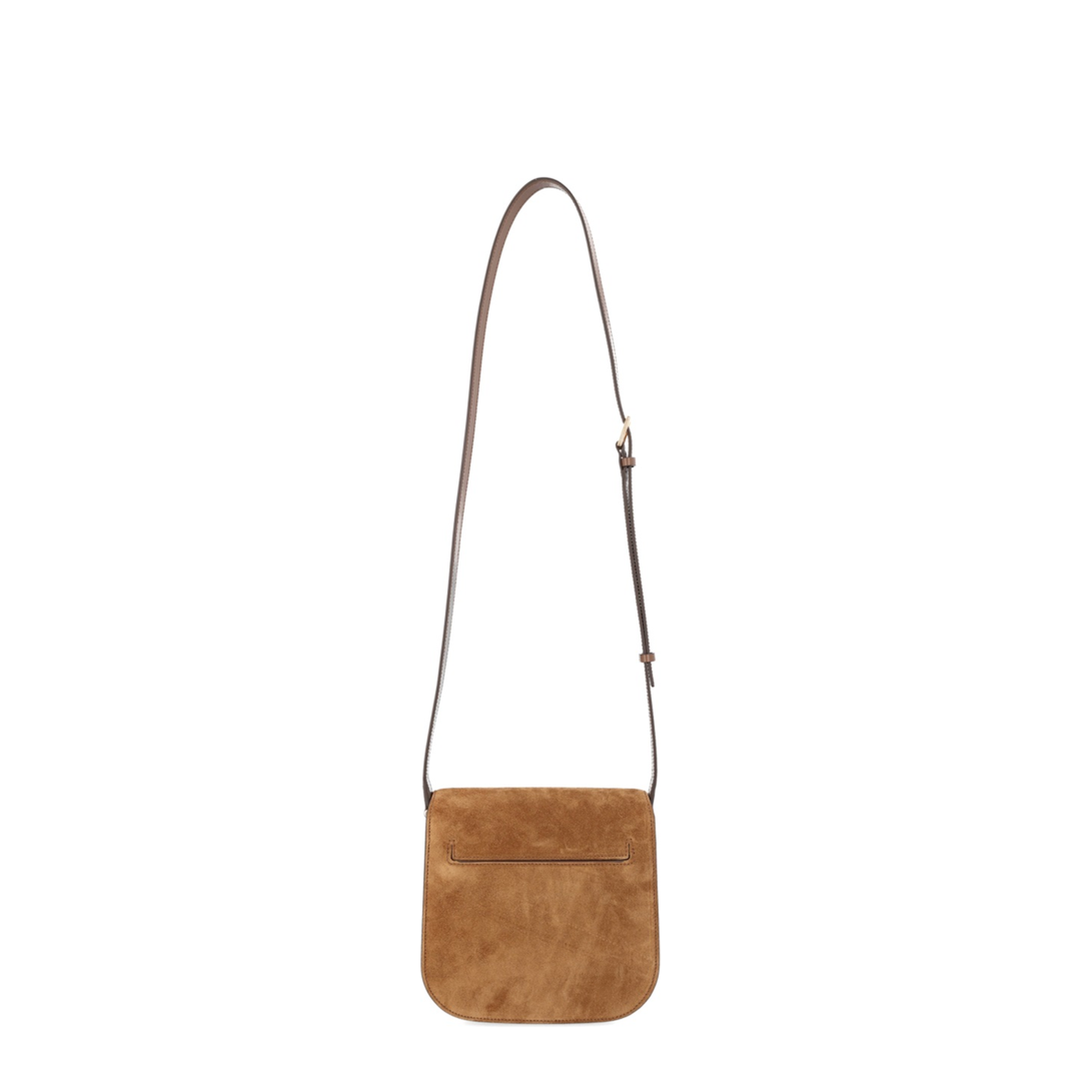 Mini Calf Suede Crossbody - Brown - Image 2