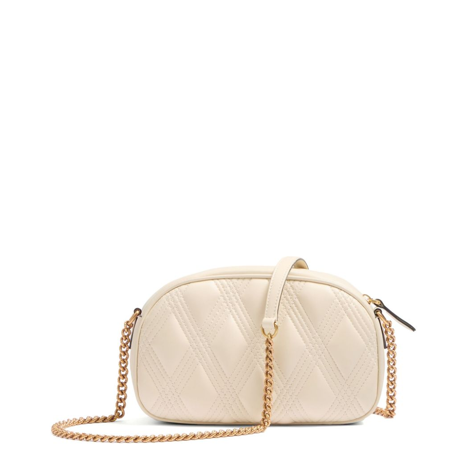 Quiltie 67 Nappa Leather Shoulder Bag - Ivory - Image 3