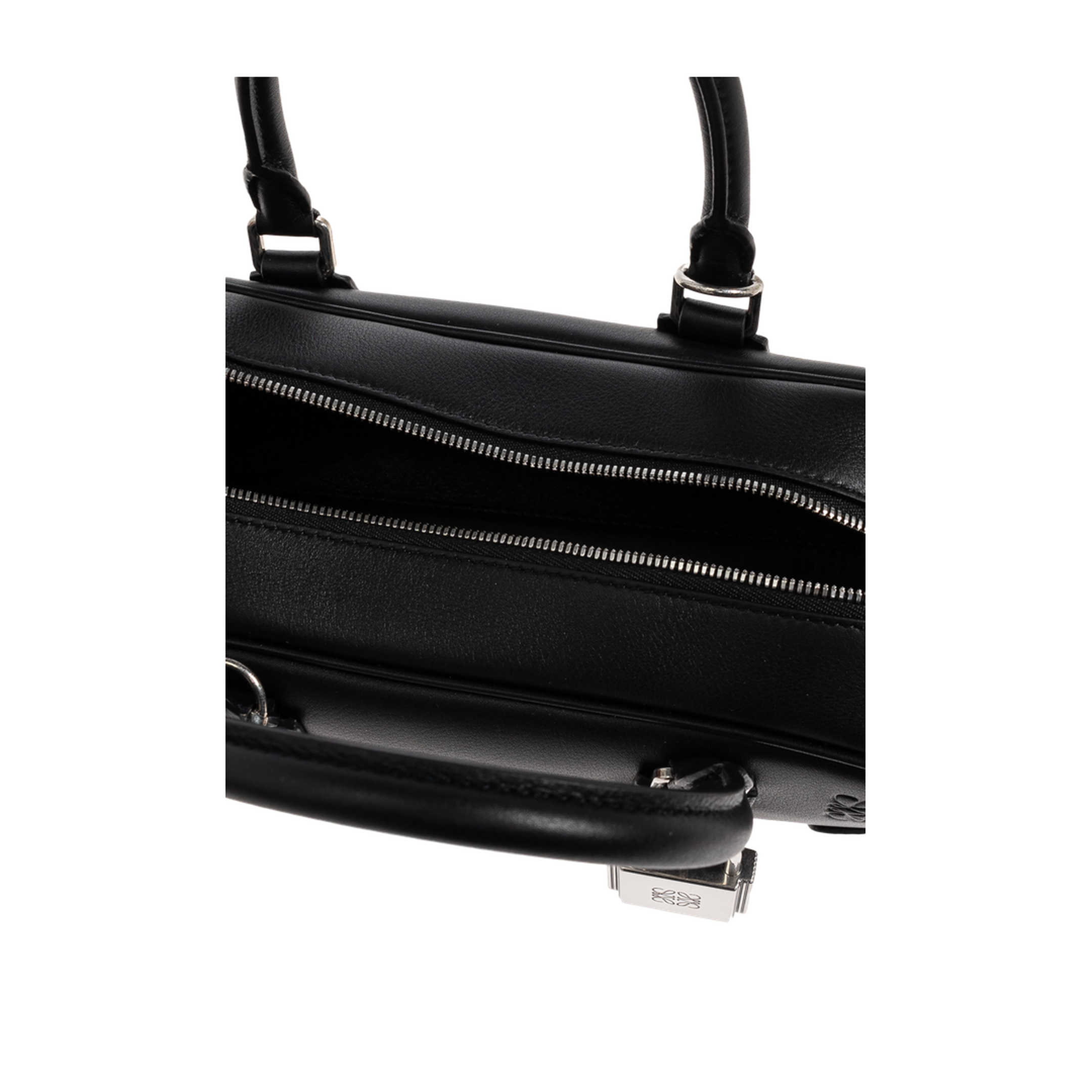 Amazona Cropped Calfskin Crossbody - Black - Image 5