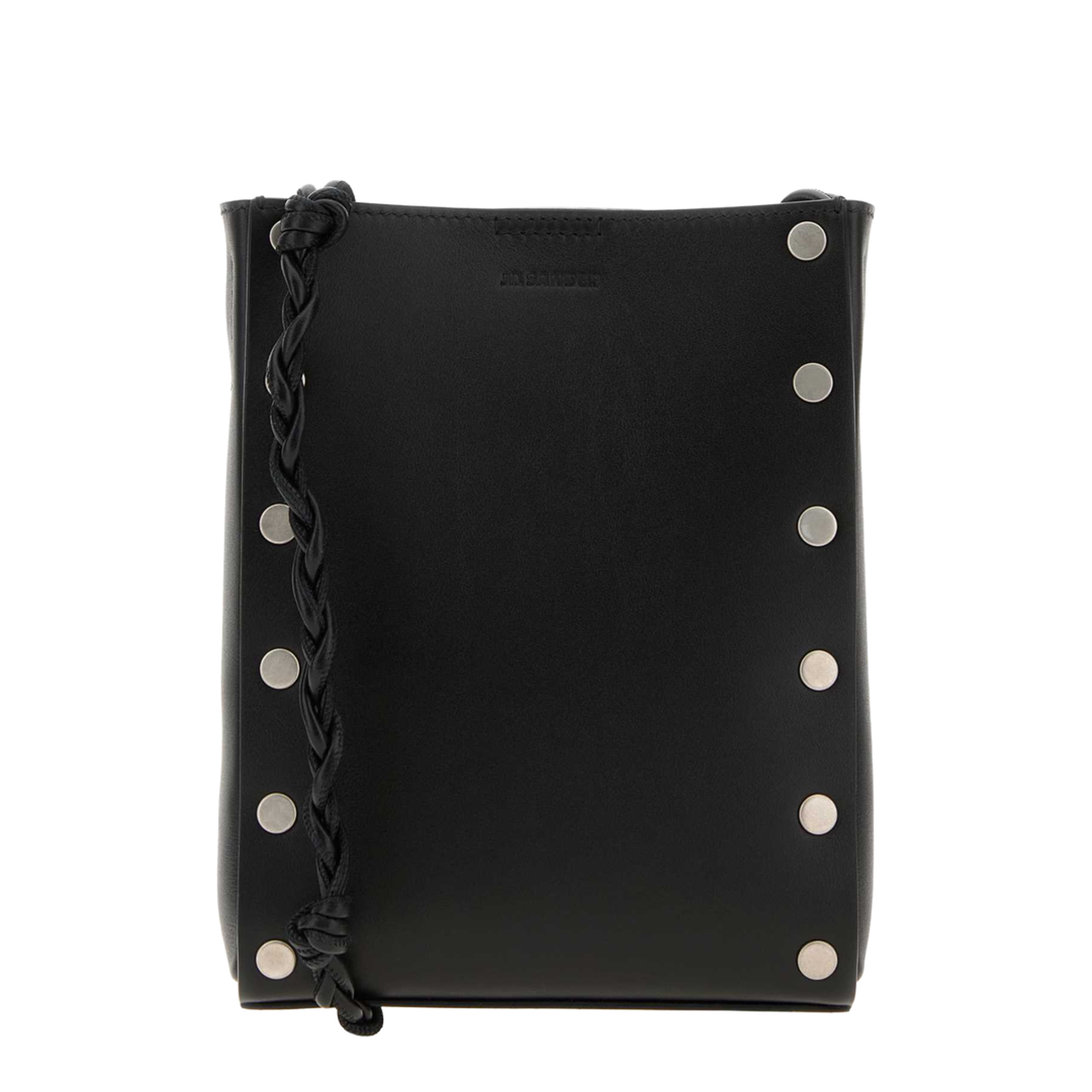 Tangle Small Calf Leather Crossbody - Black - Image 1