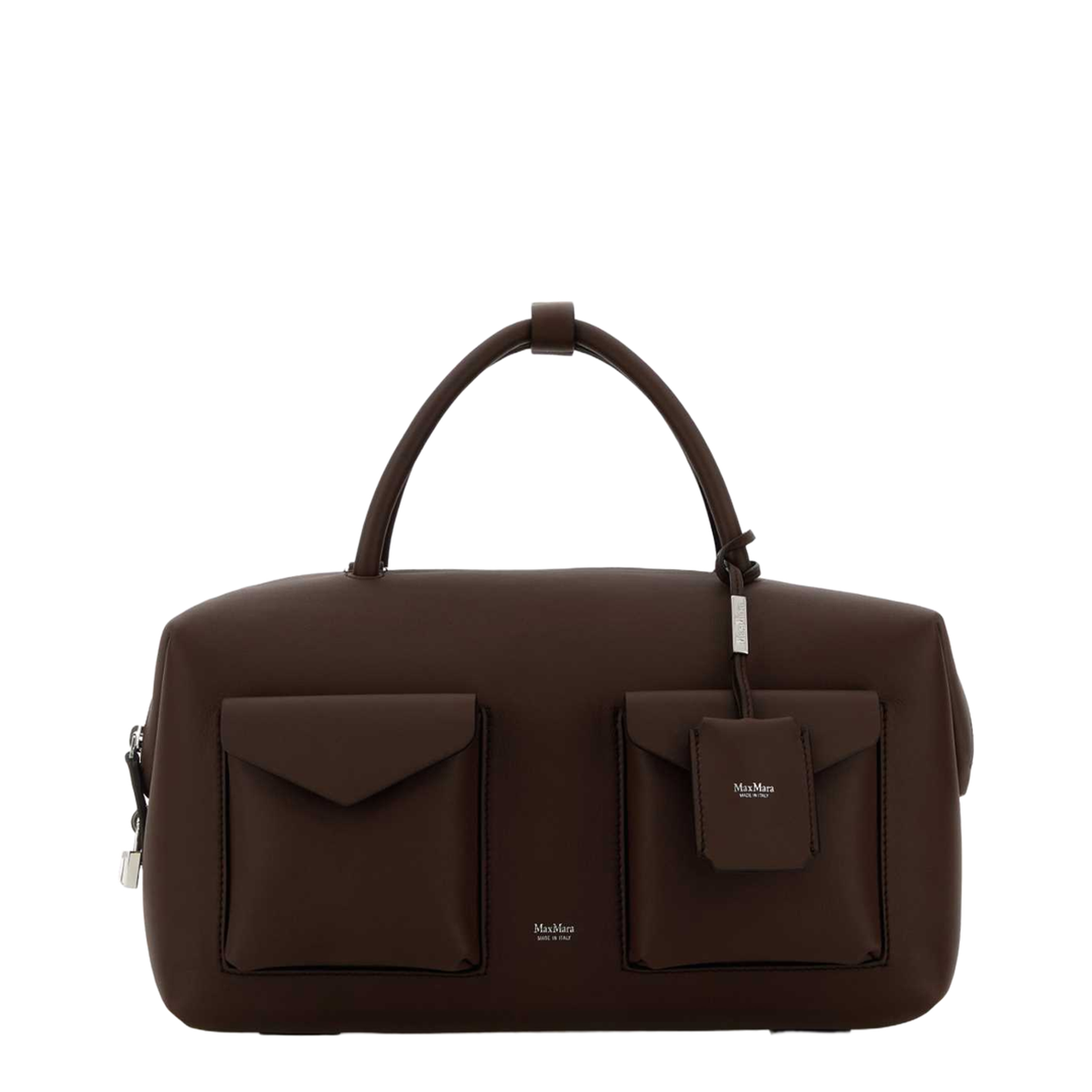 Holdall Cargo Large Leather Boston Bag - Rust - Image 1