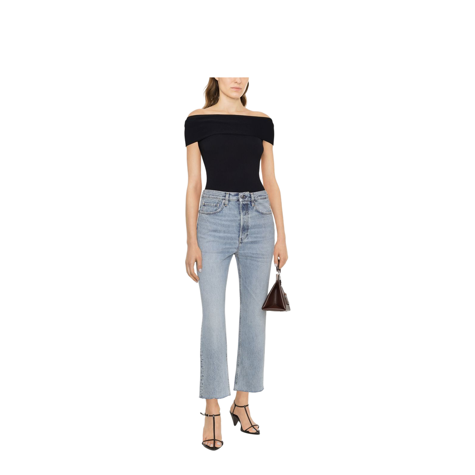 Classic-Cut Cropped Jeans - Image 2