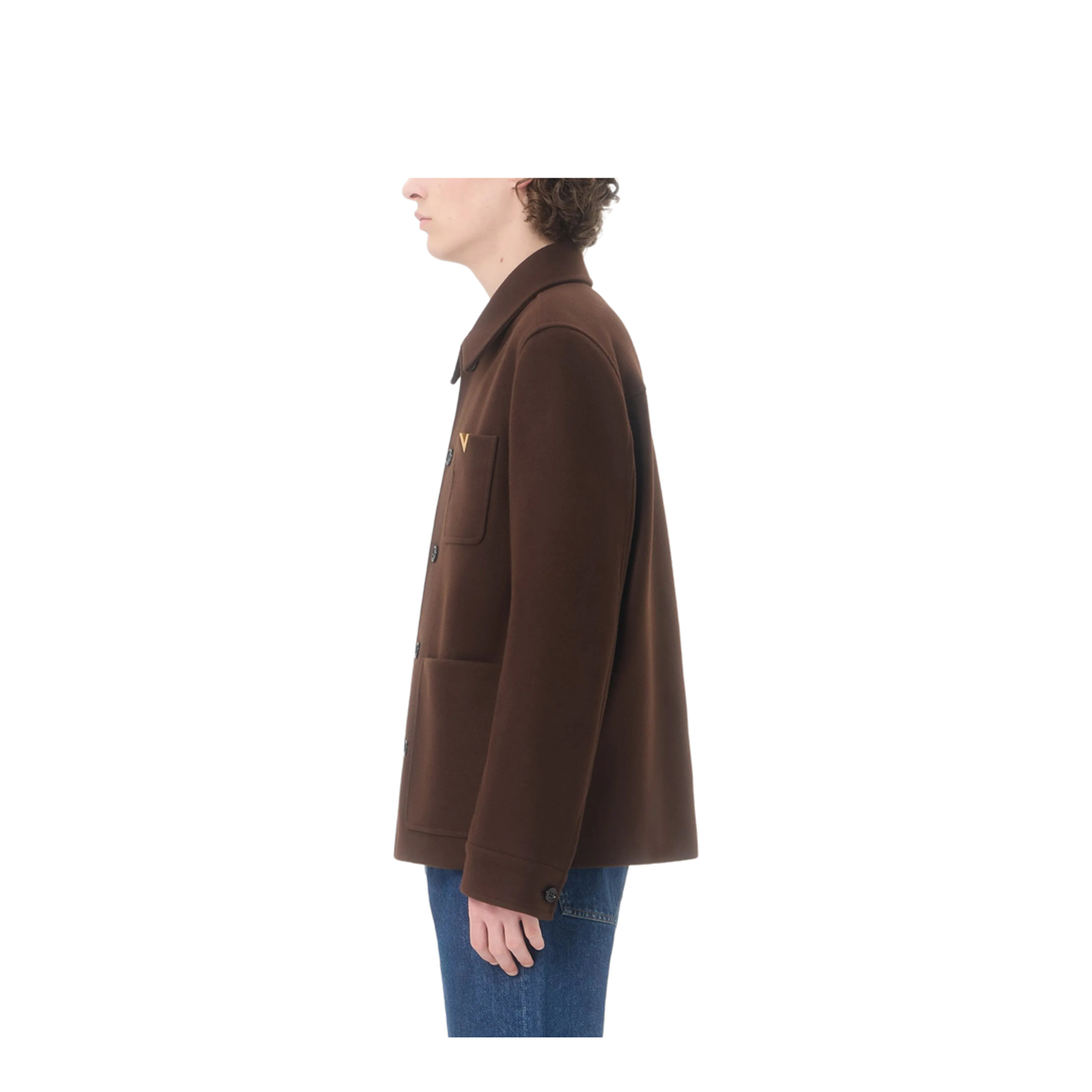 Wool Jacket with Vgold - Image 4